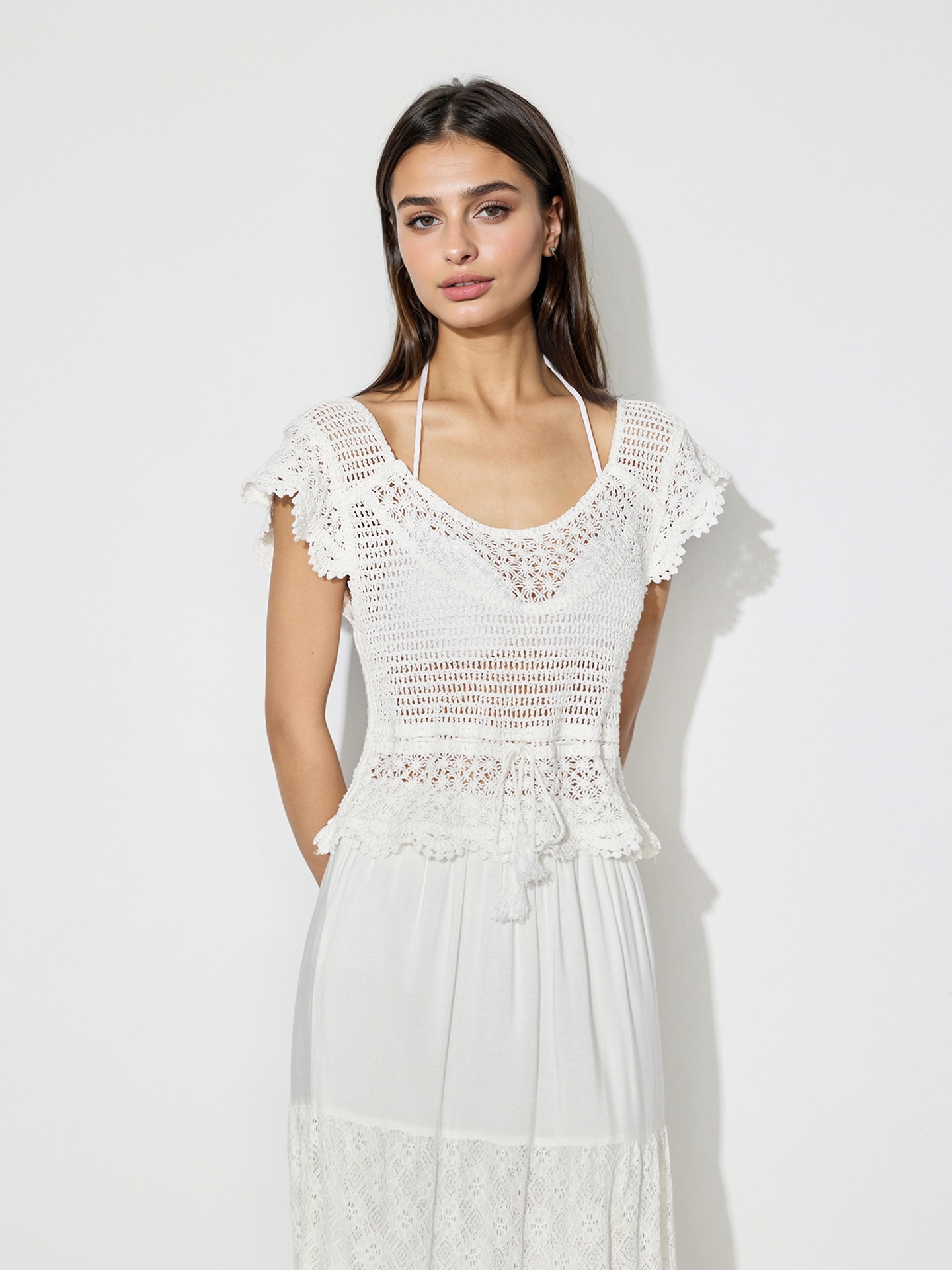 Openwork Knit Top