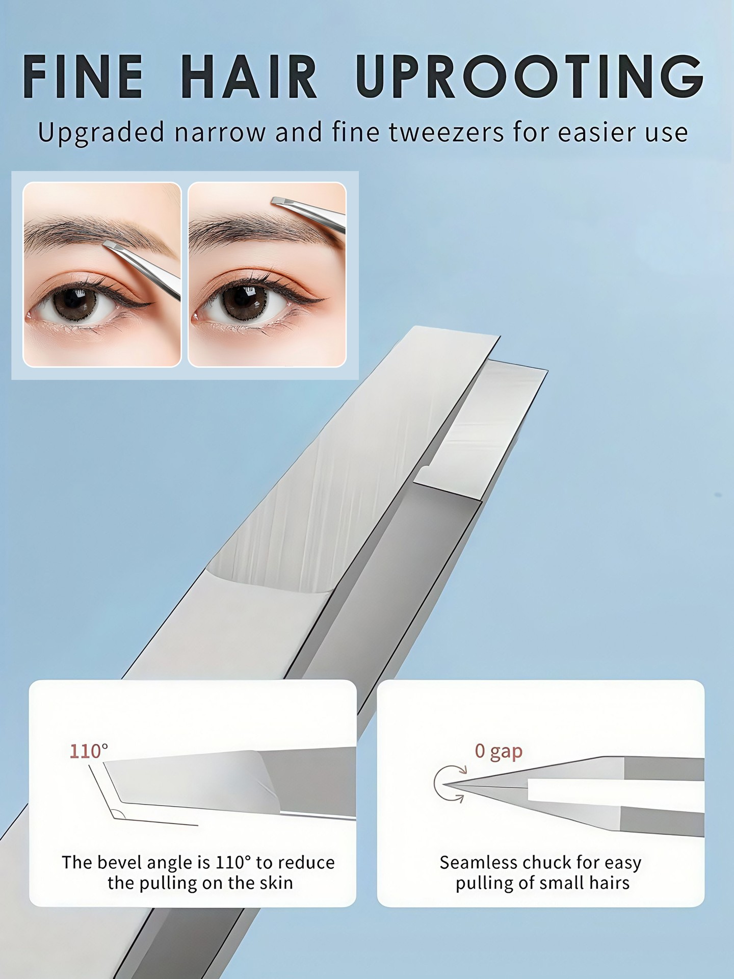 Precision Pointed Eyebrow Tweezer