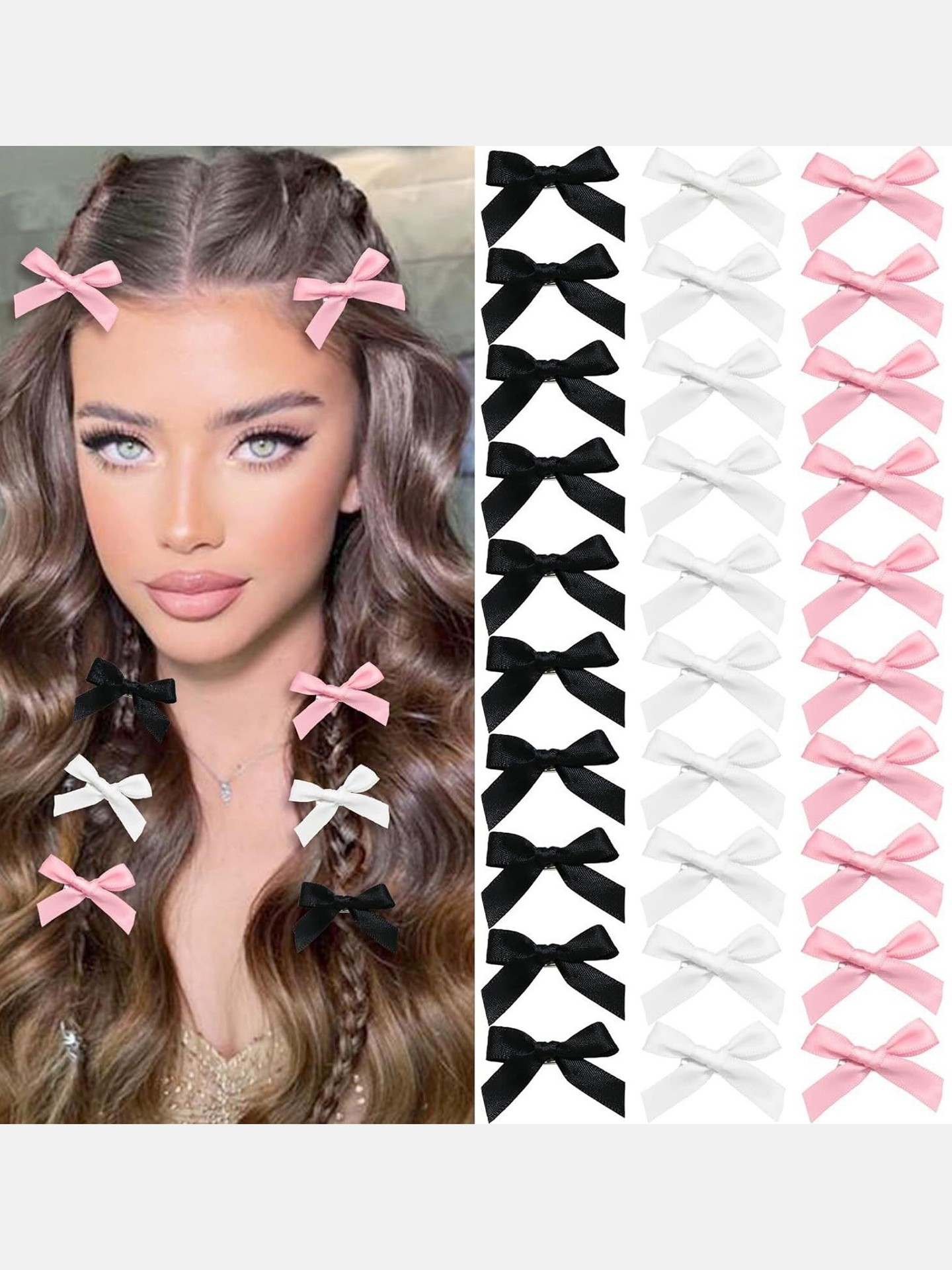 30 Pcs Bow Hair Clip