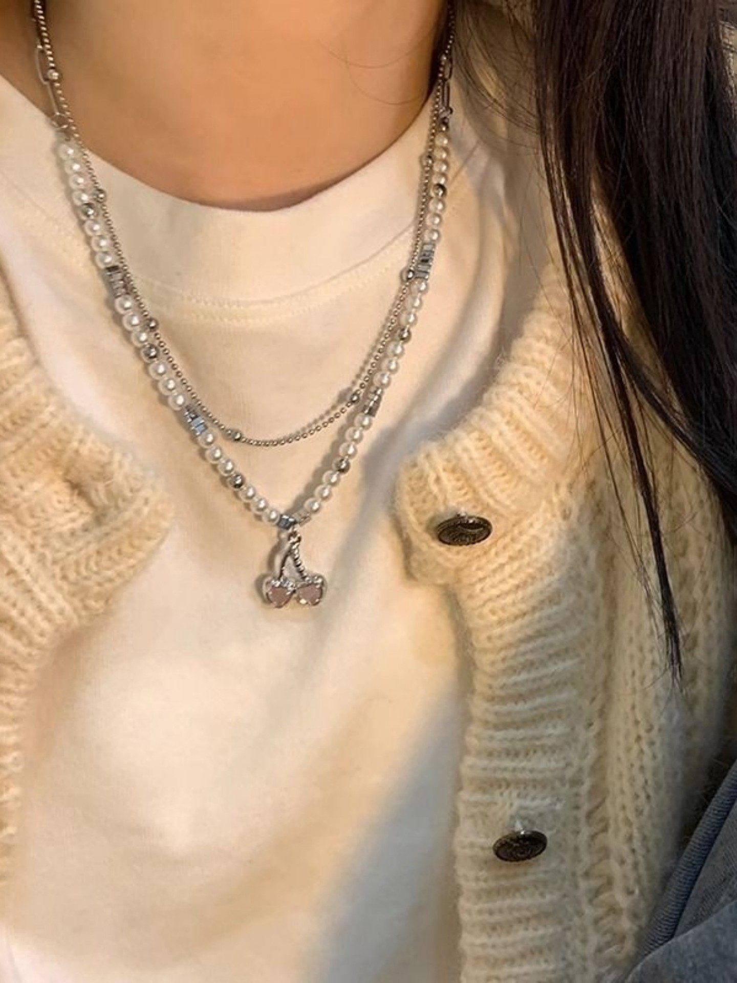 Fruit Artificial Jewellery - Multi-Layer Necklace