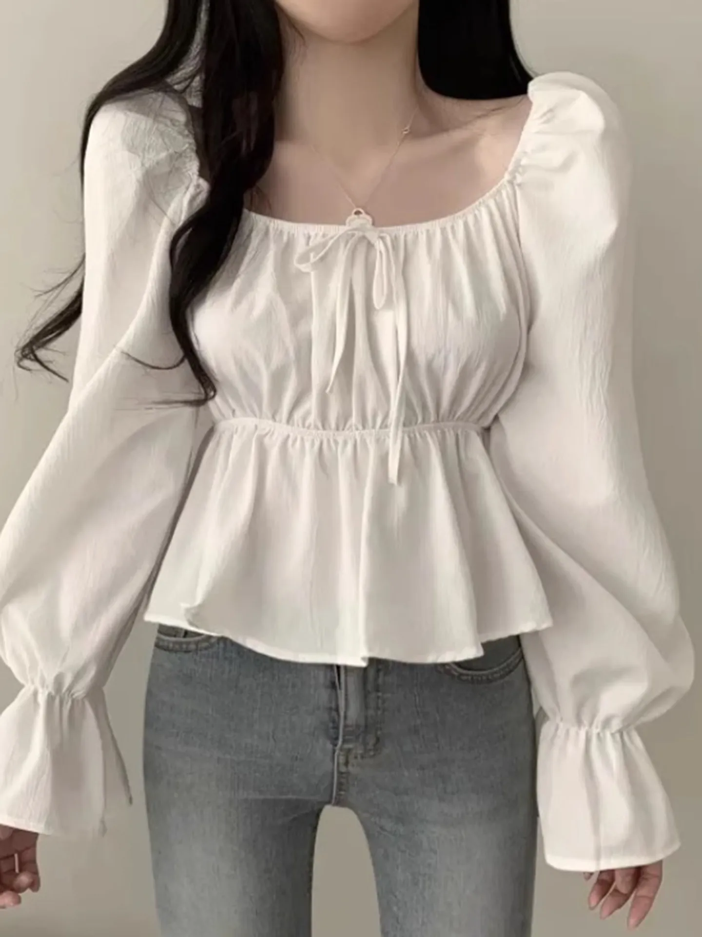 Puff Sleeve Peplum Top | Savana | Bestsellers