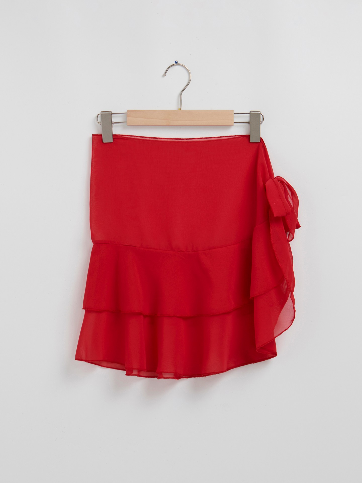 Ruffled A-line Flounce Skirt