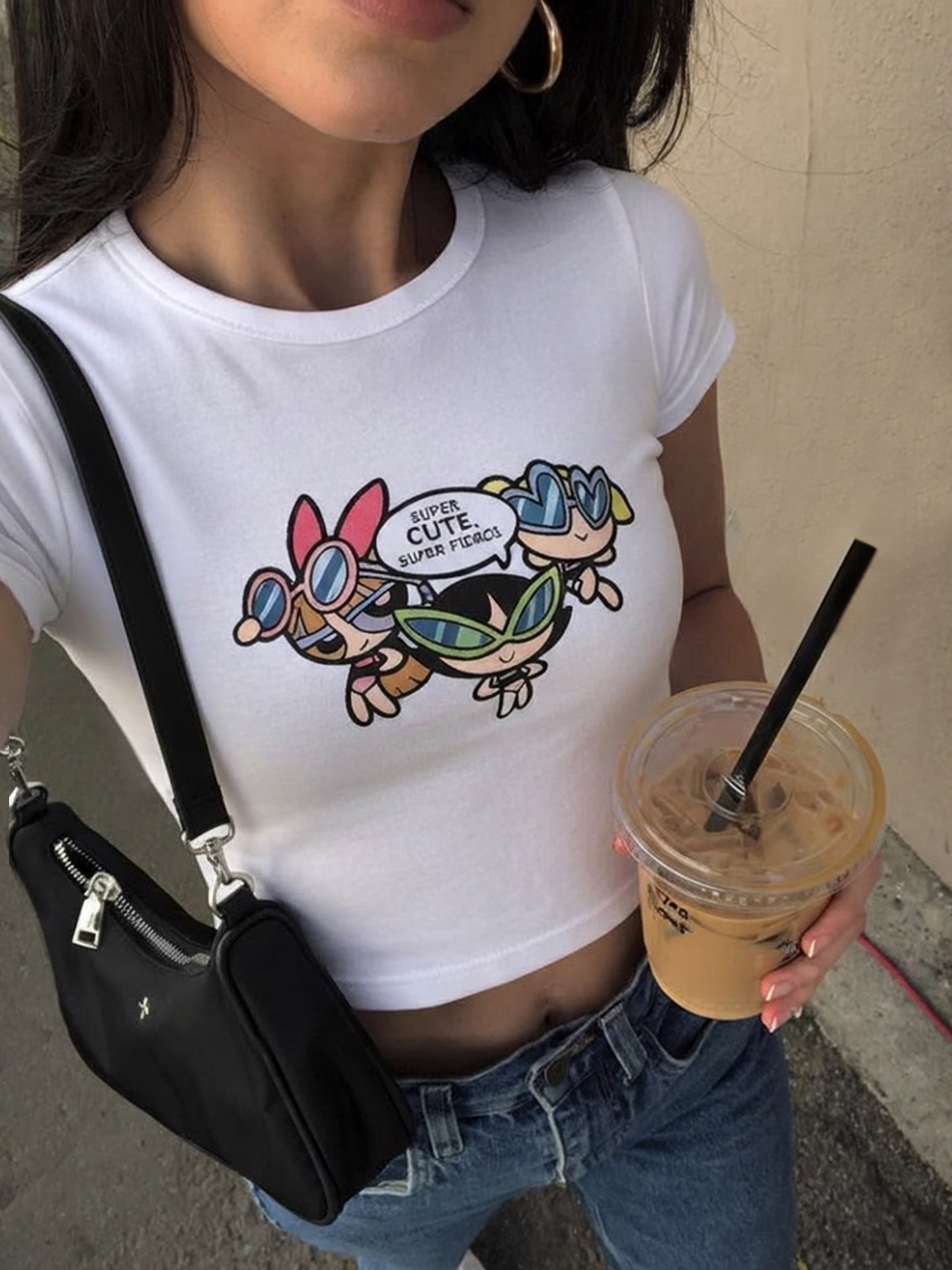 Cute Cartoon Print Pullover T-Shirt