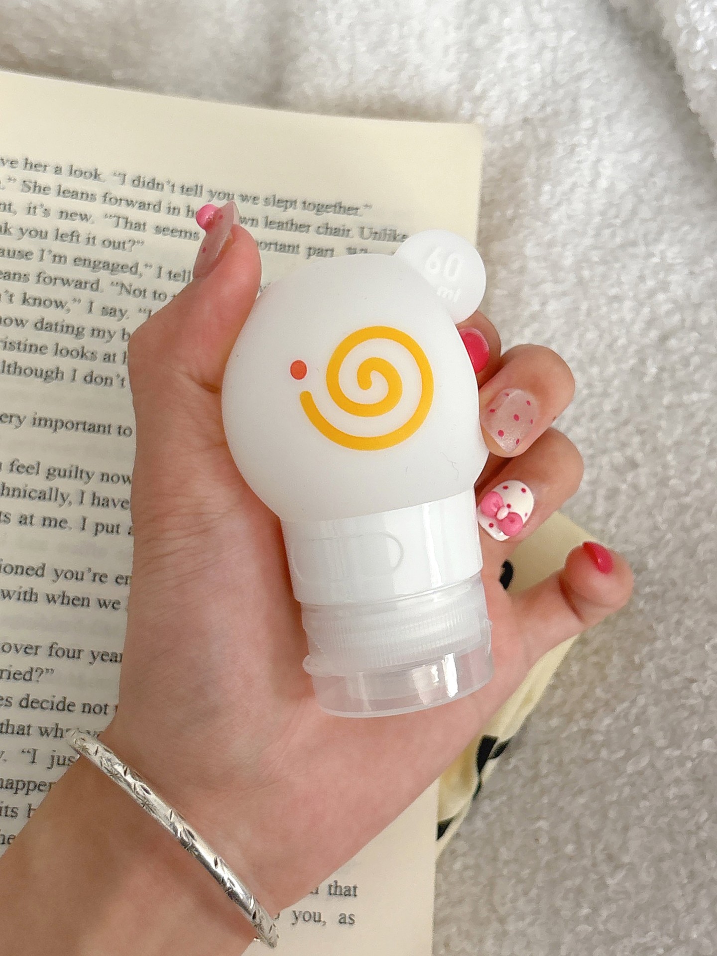 Color Block Cosmetic Bottle