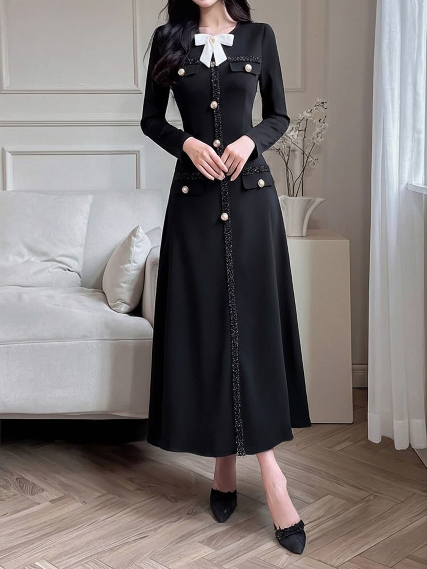 Parisian Midi Dress