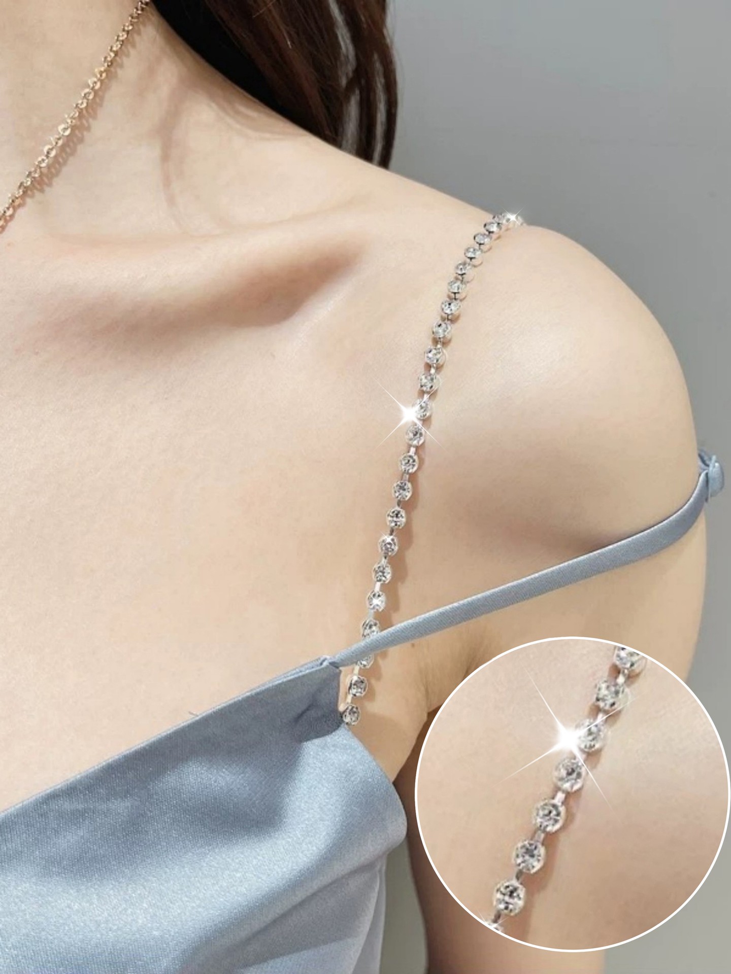 Rhinestone Bra Strap