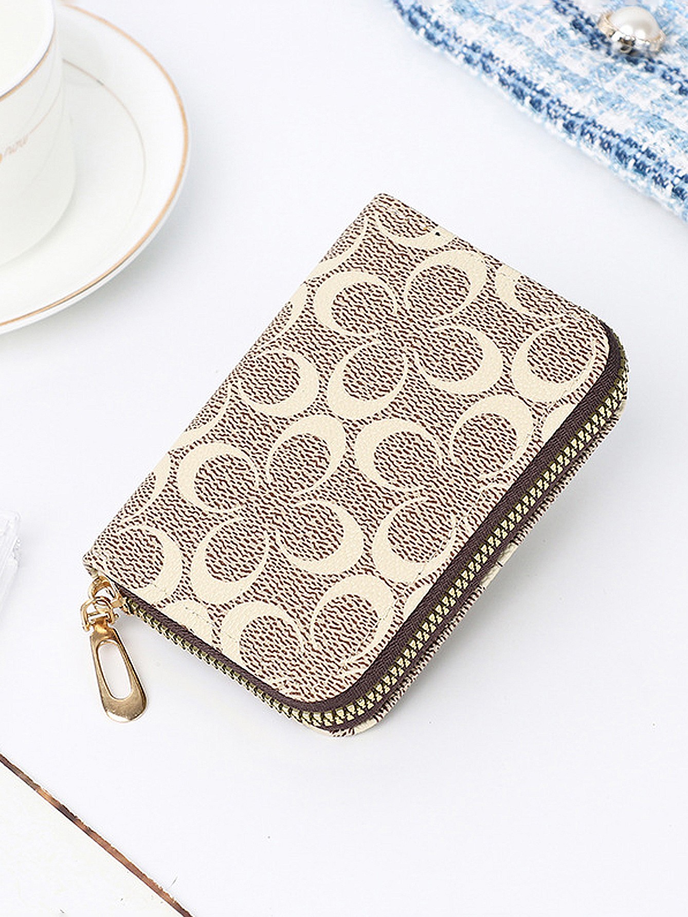 Monogram Print Wallet