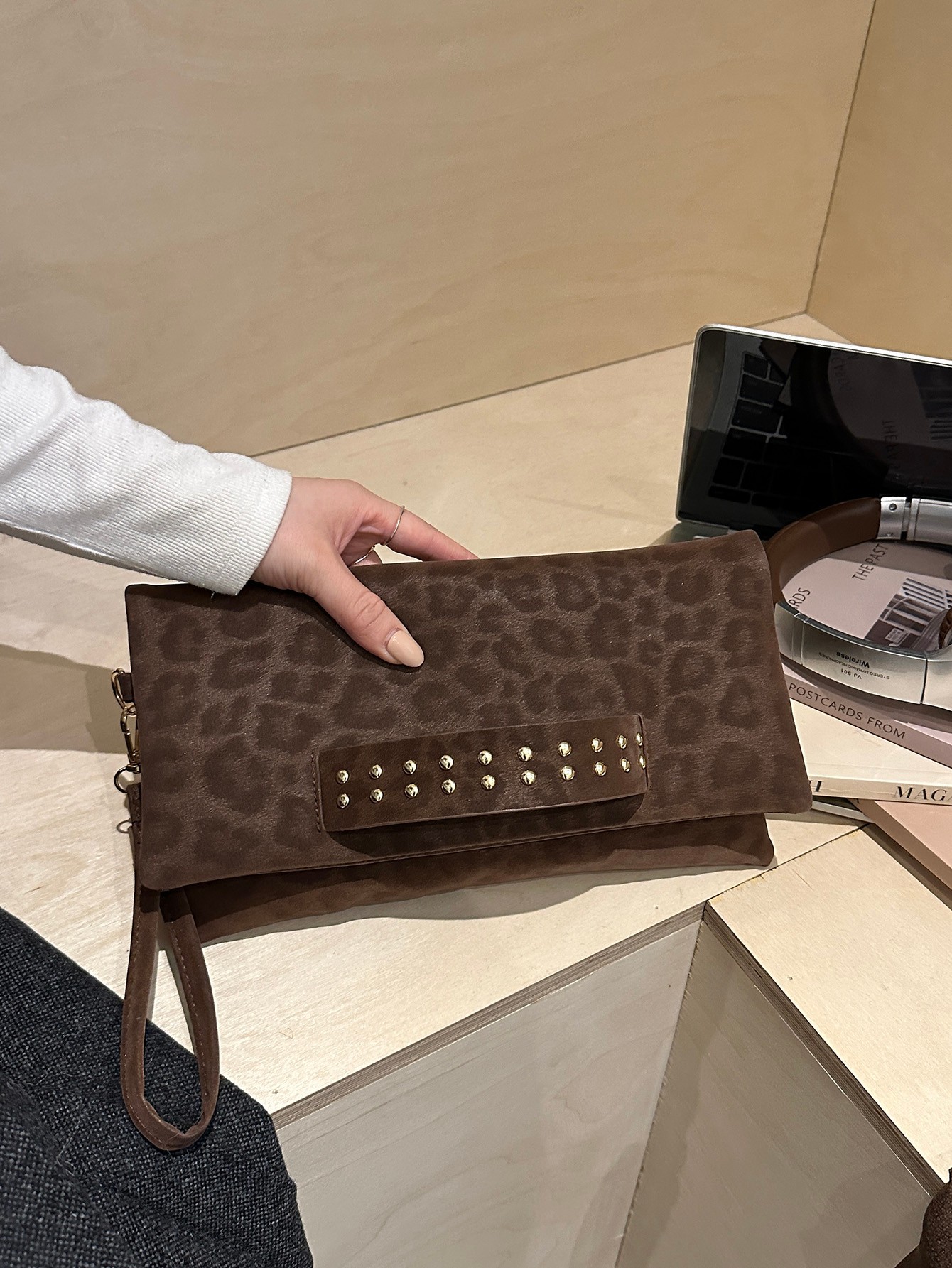 Decorative Zipper Clutch