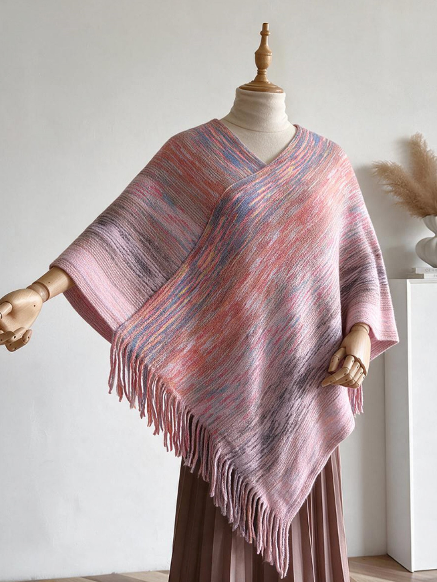 Fringed Knit Pullover