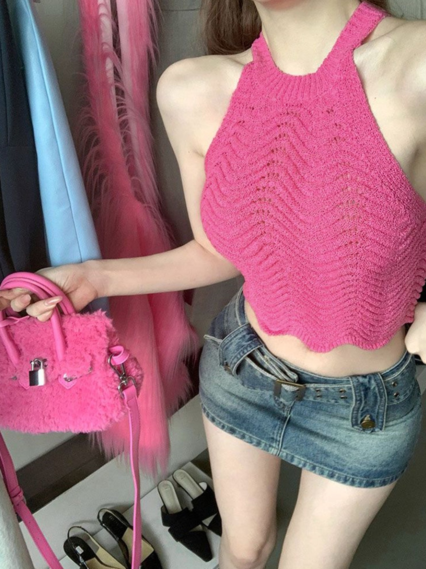 Cable Knit Top