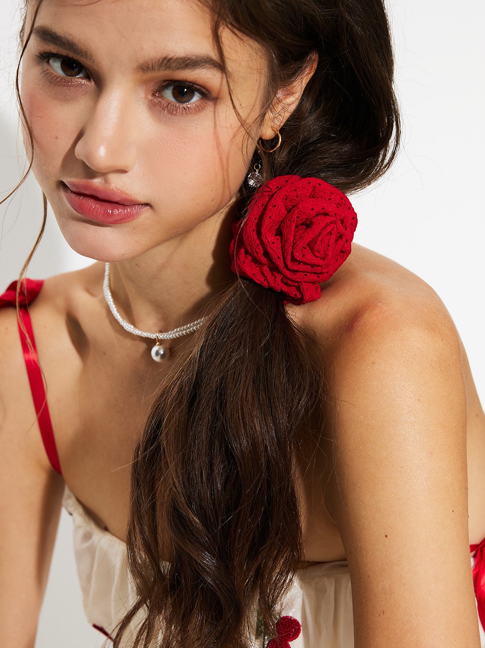 Rose Openwork Hair Tie