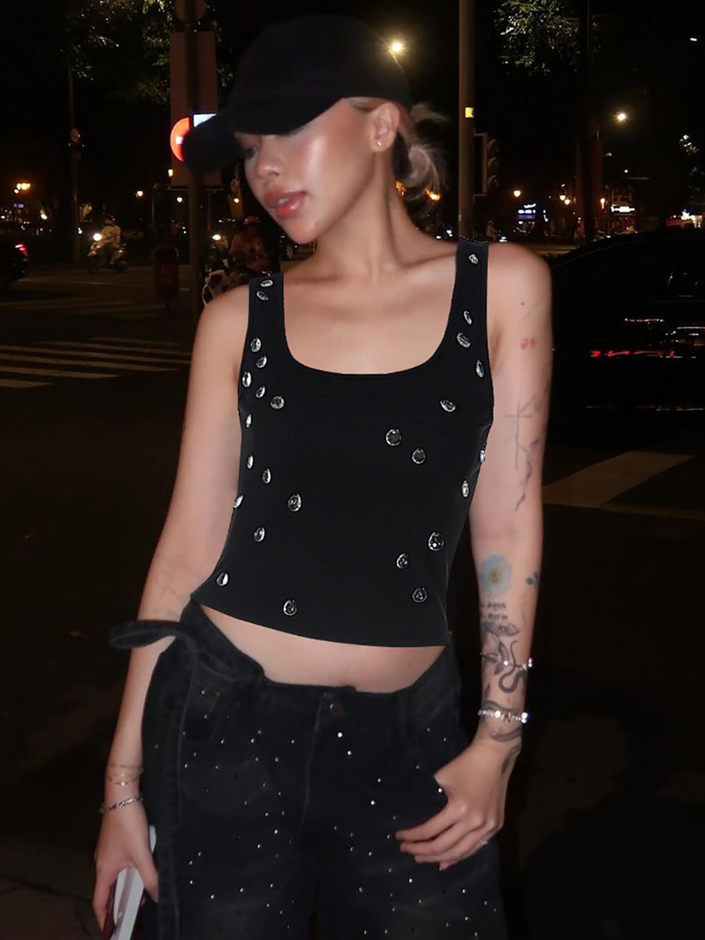 Beaded Tank Top