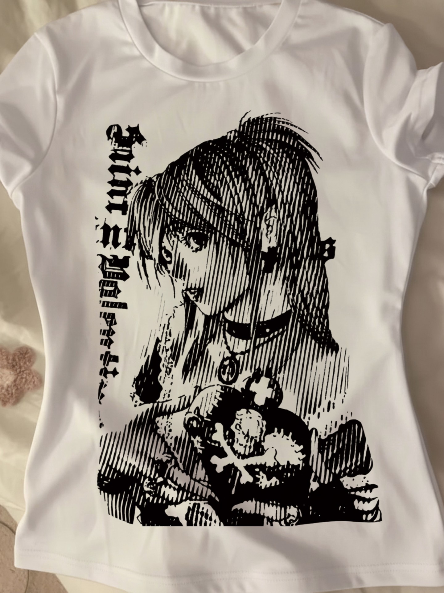 Vintage Print Pullover T-Shirt
