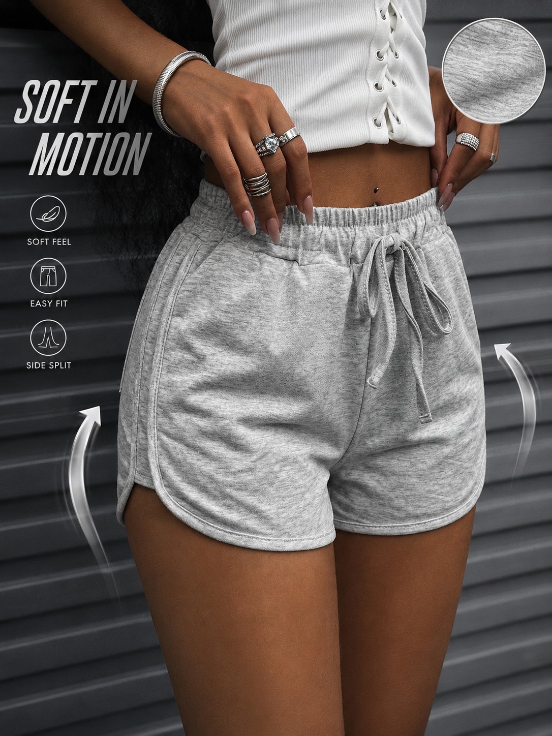 Drawstring Gym Shorts