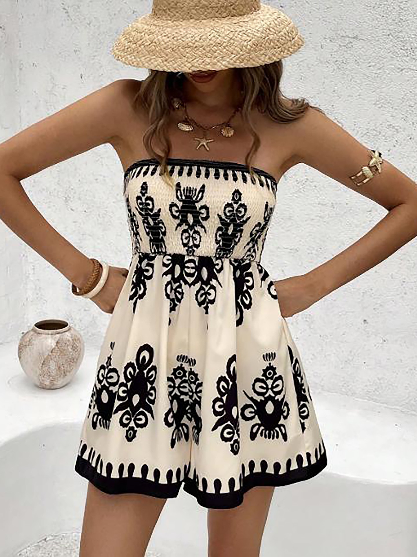 Smocking Playsuit