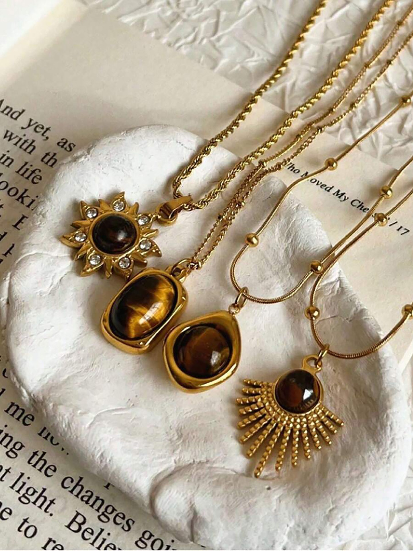 1pc-Geometric Artificial jewellery - Pendant Necklace