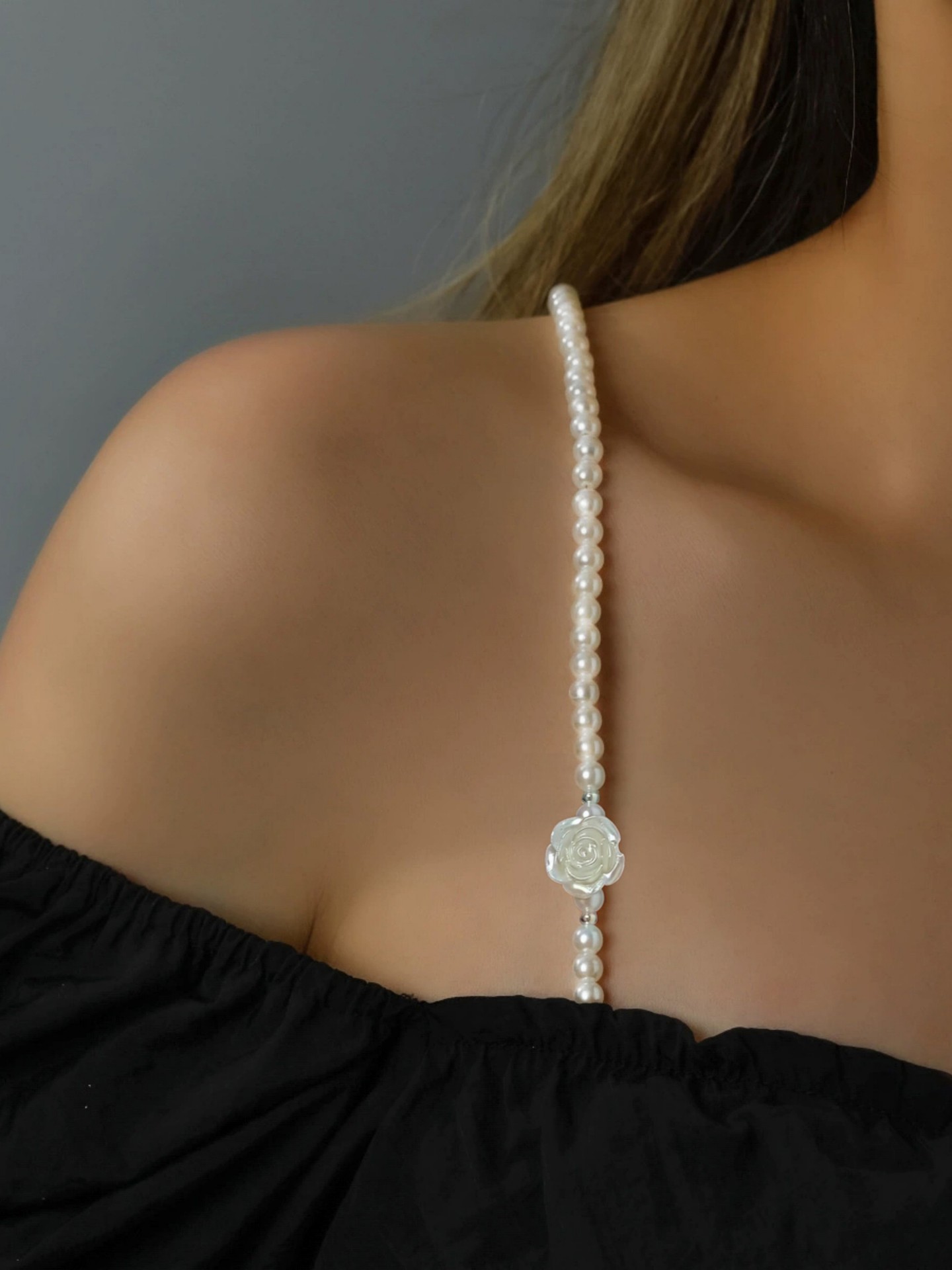 Pearled Bra Strap