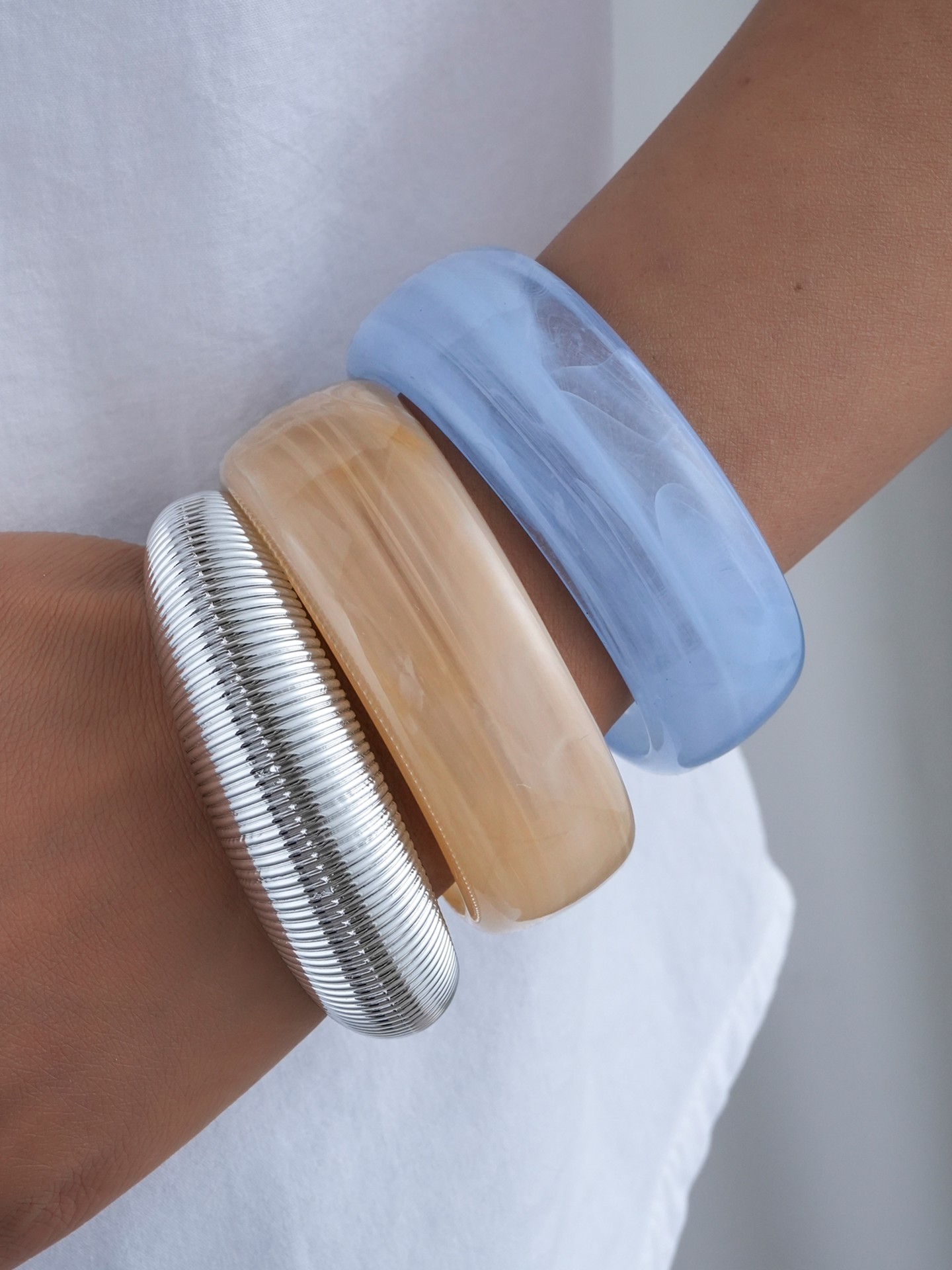 Sequin Detail Bangle Bracelets
