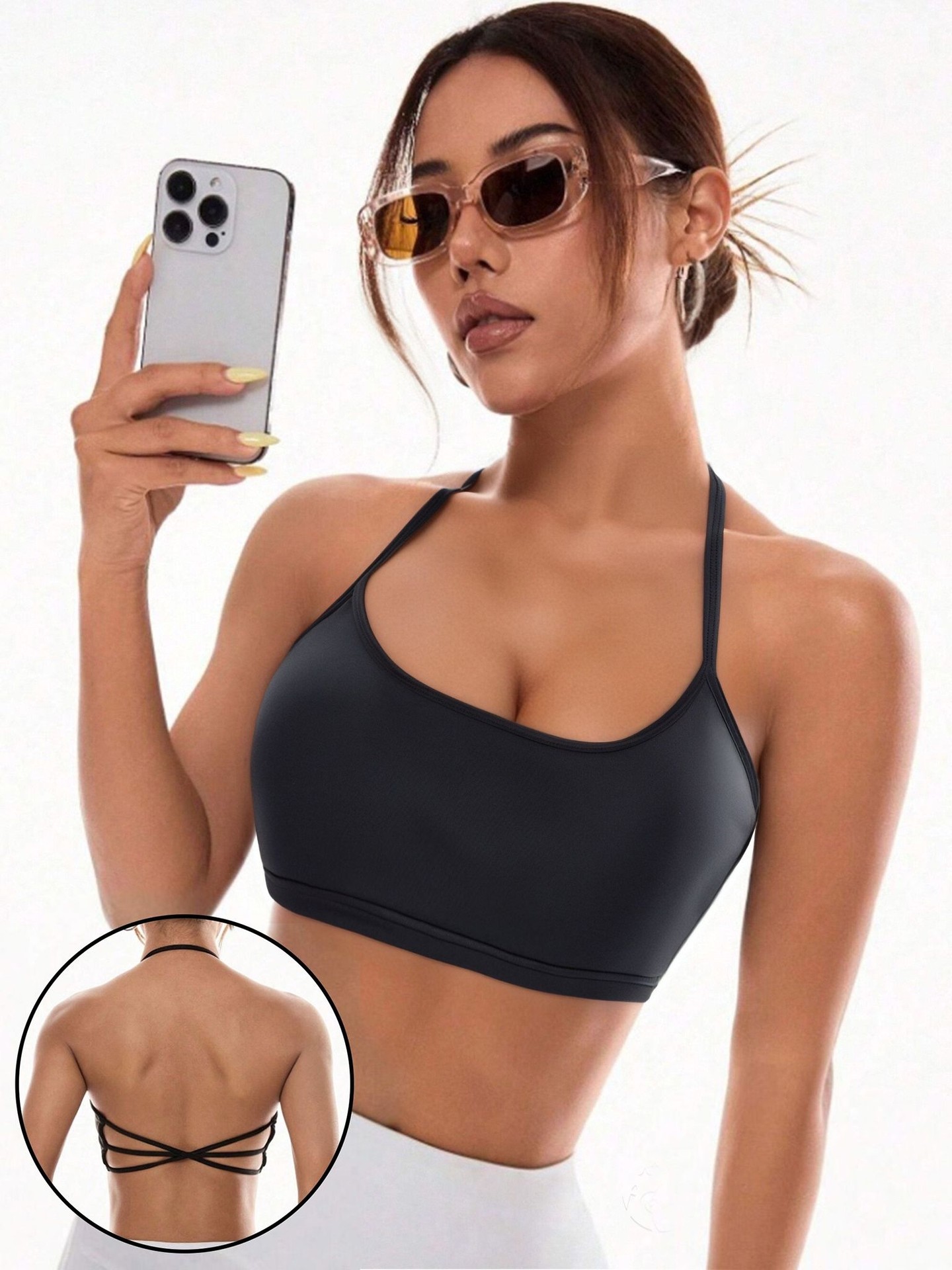 Crossed Sports Bra