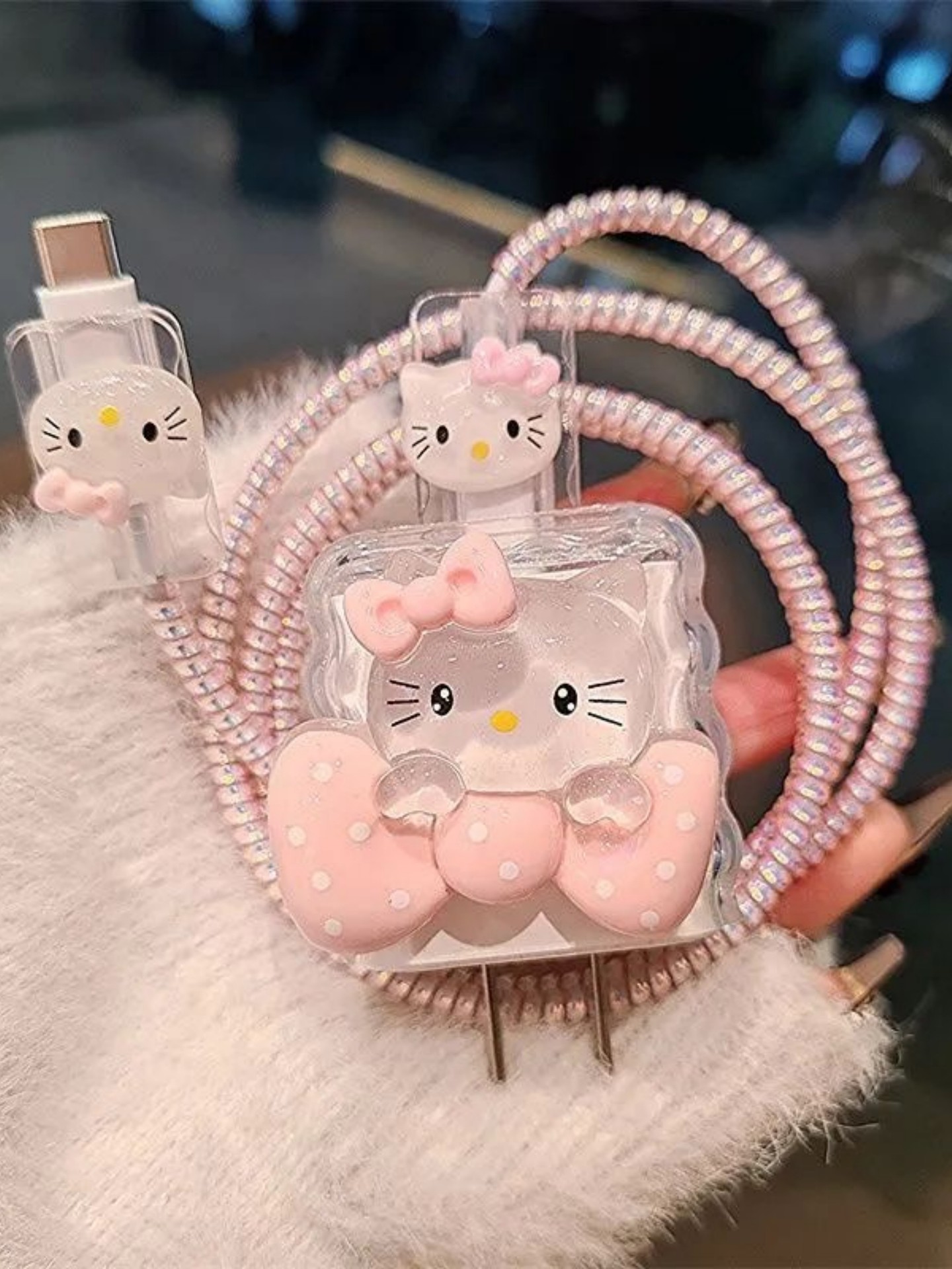 Hello Kitty Data Cable Accessories