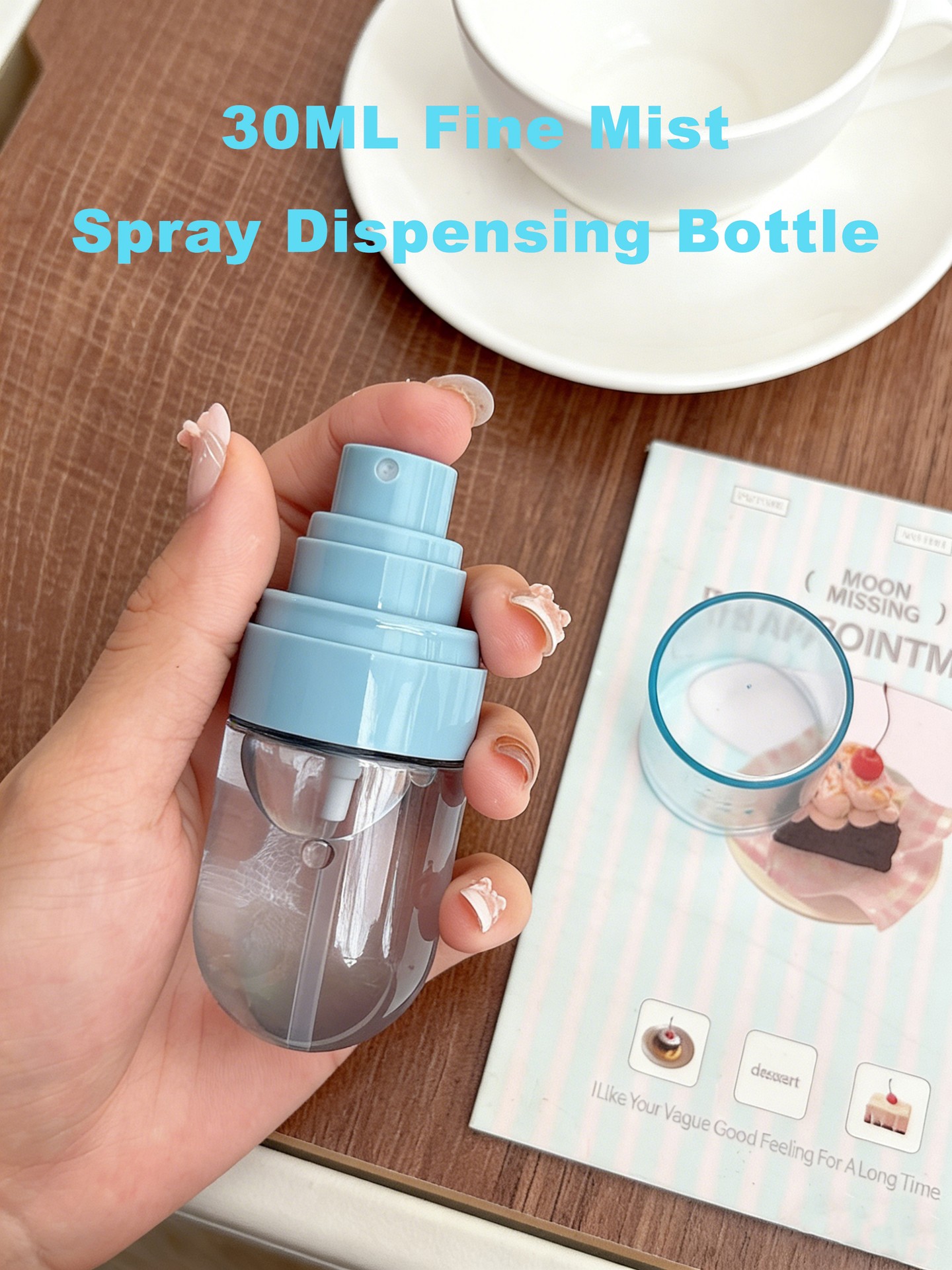 30ml Fine Mist Spray Cosmetic Bottle