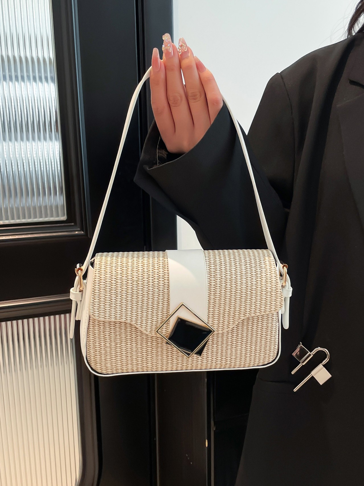 Geometric Shoulder Bag