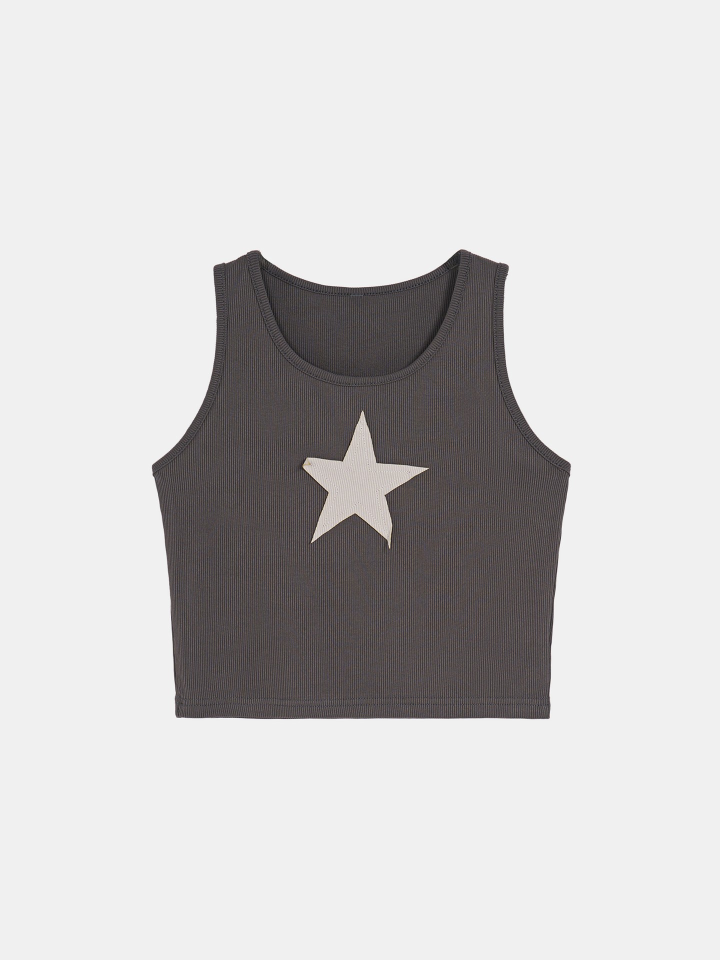 Patched Tank Top