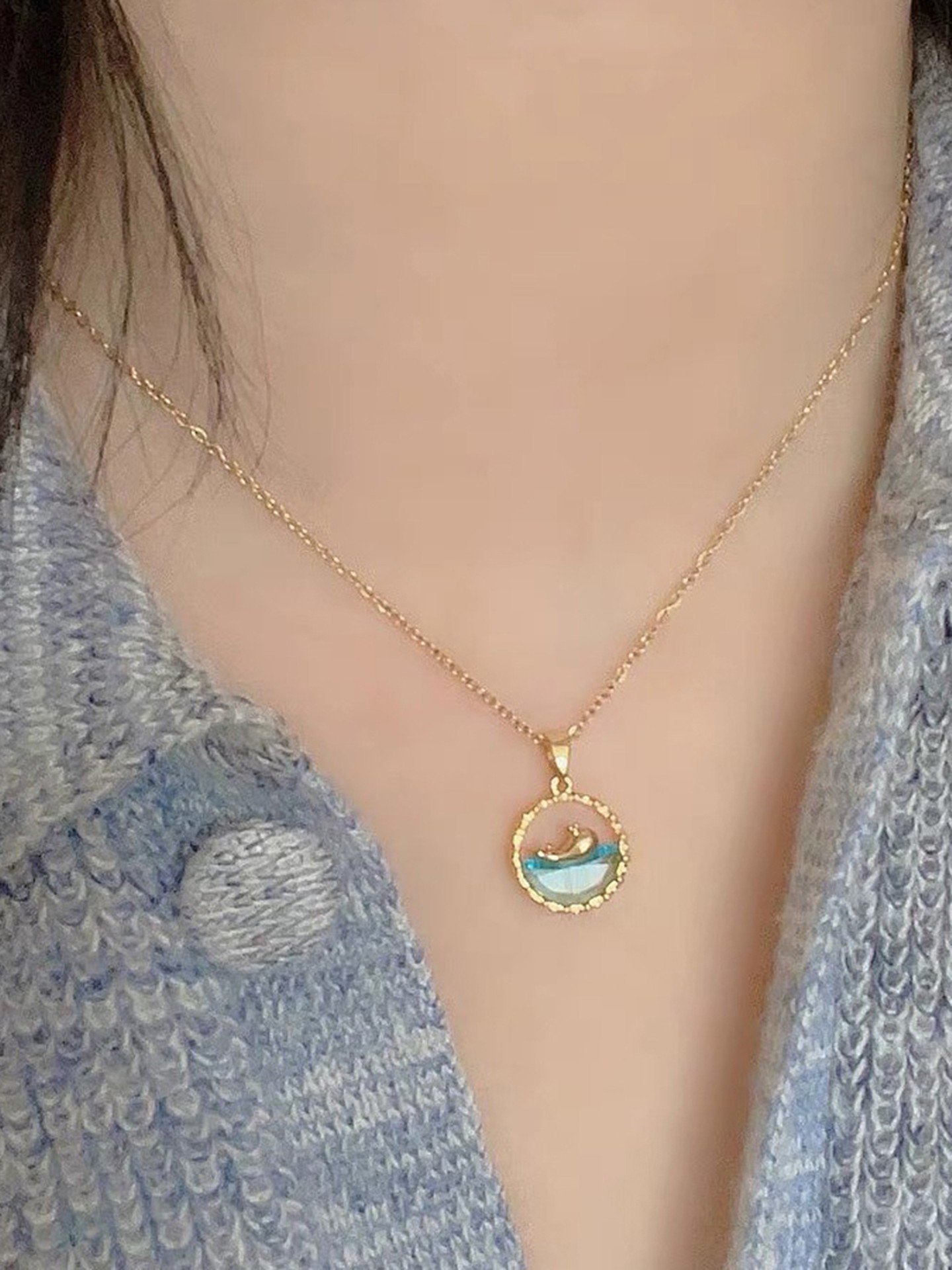 Animal Print Artificial jewellery - Pendant Necklace