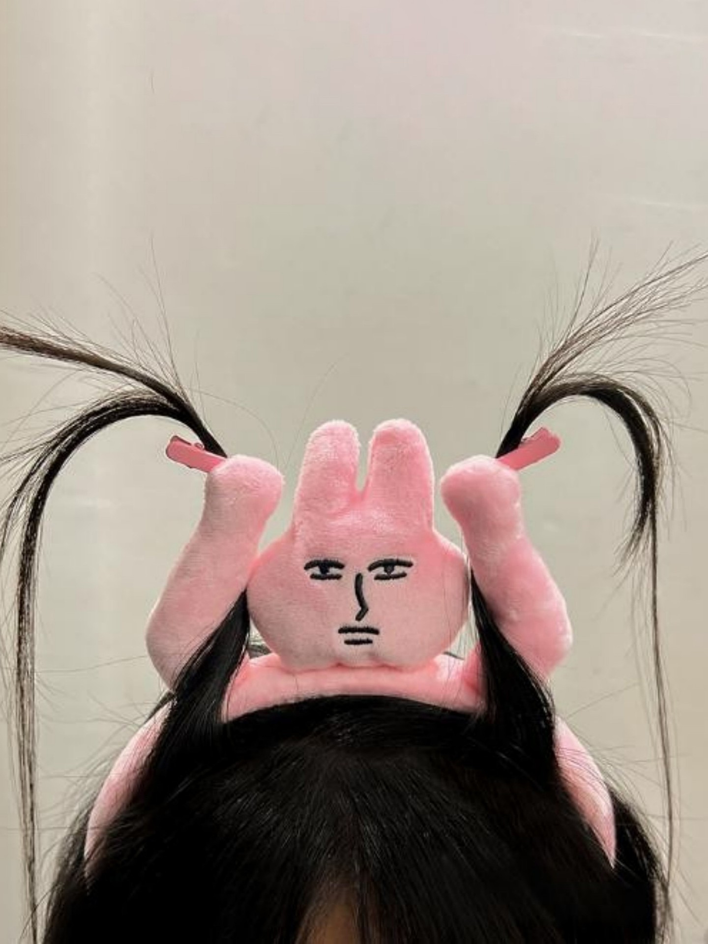 Pink Bunny Hair Hoop