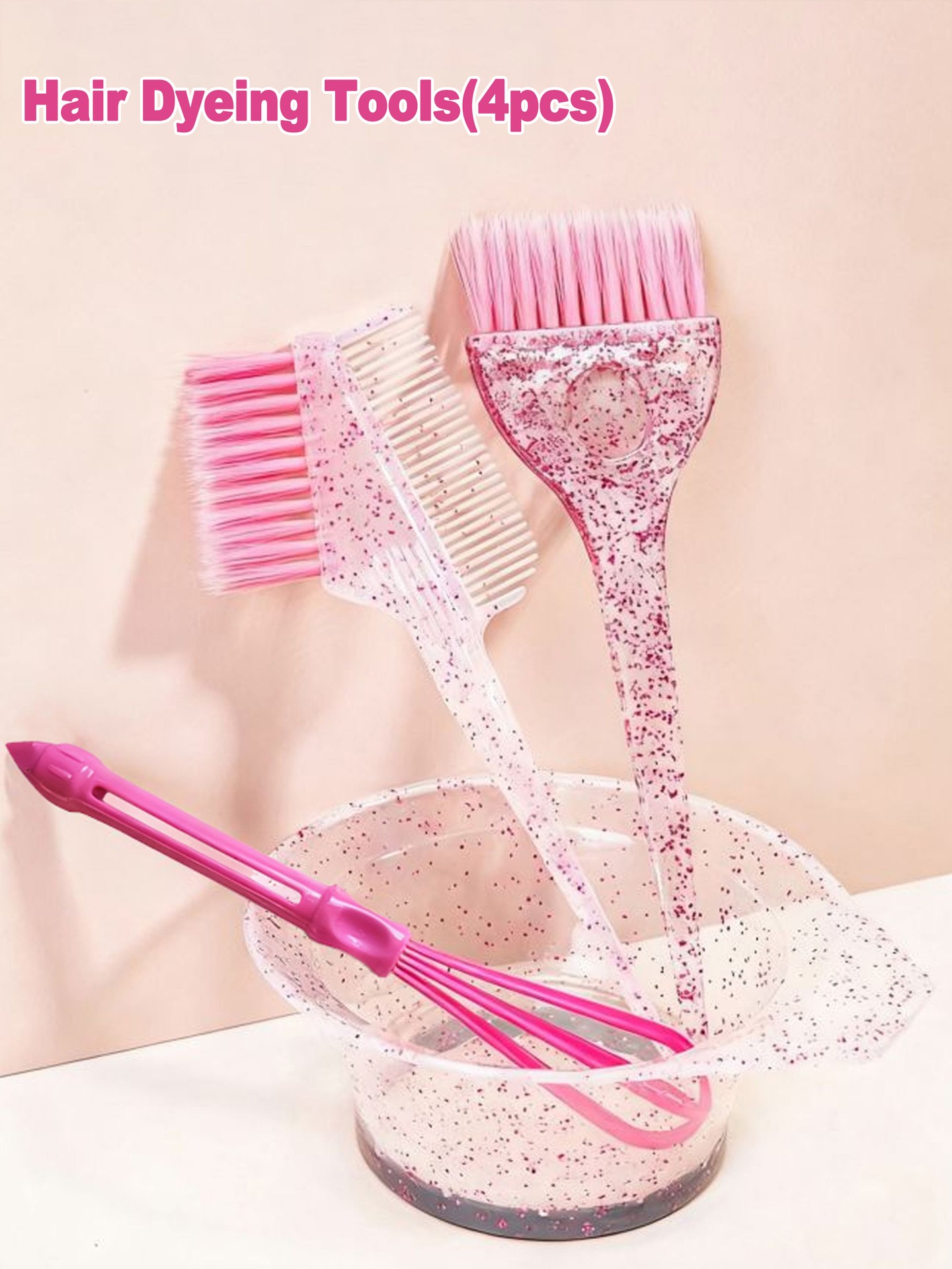 4pcs Hair Dyeing Tools