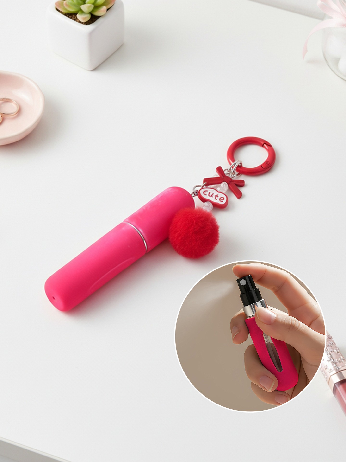 Bow& Buckle Cosmetic Bottle