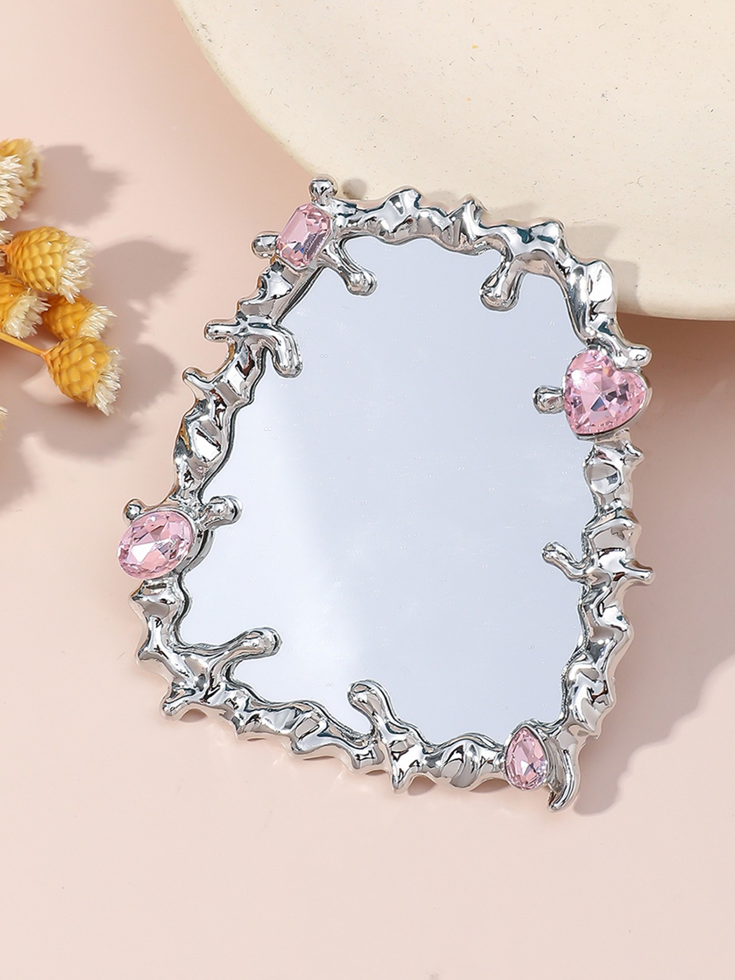Heart Y2k Makeup Mirror