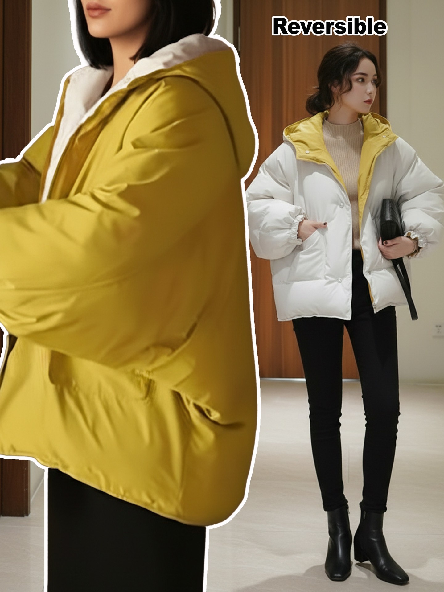 Reversible Puffer Coat
