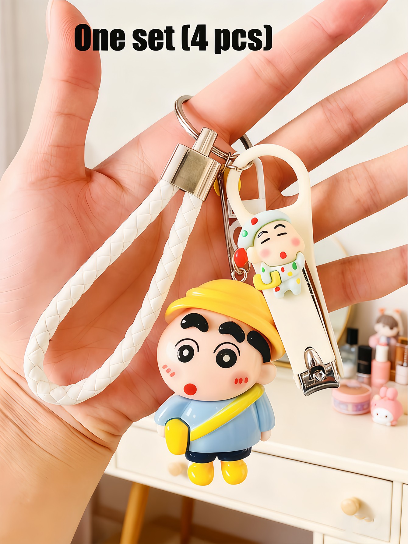 1Set(4pcs) Portrait Nail Cutter