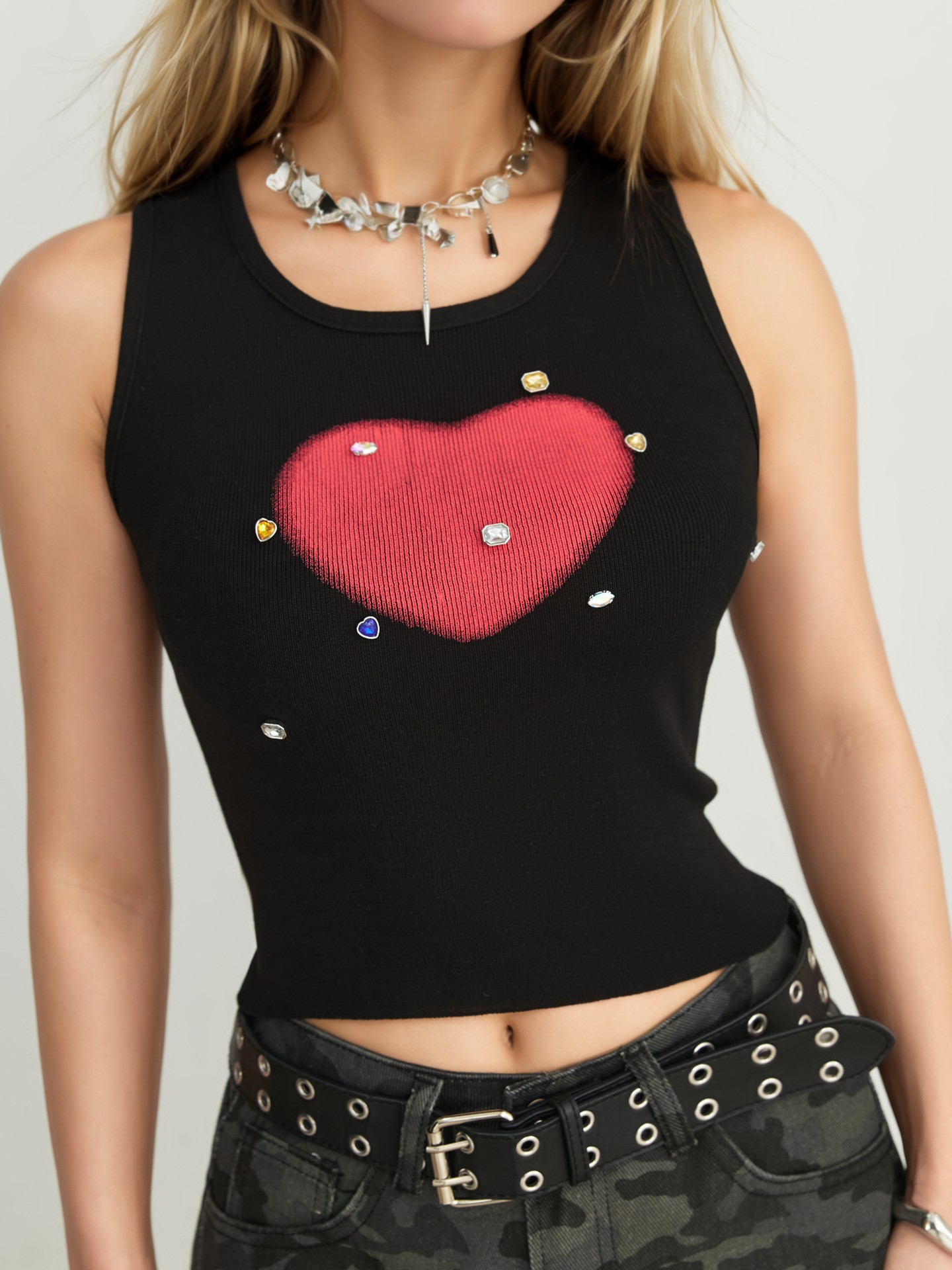 Beaded Knit Top