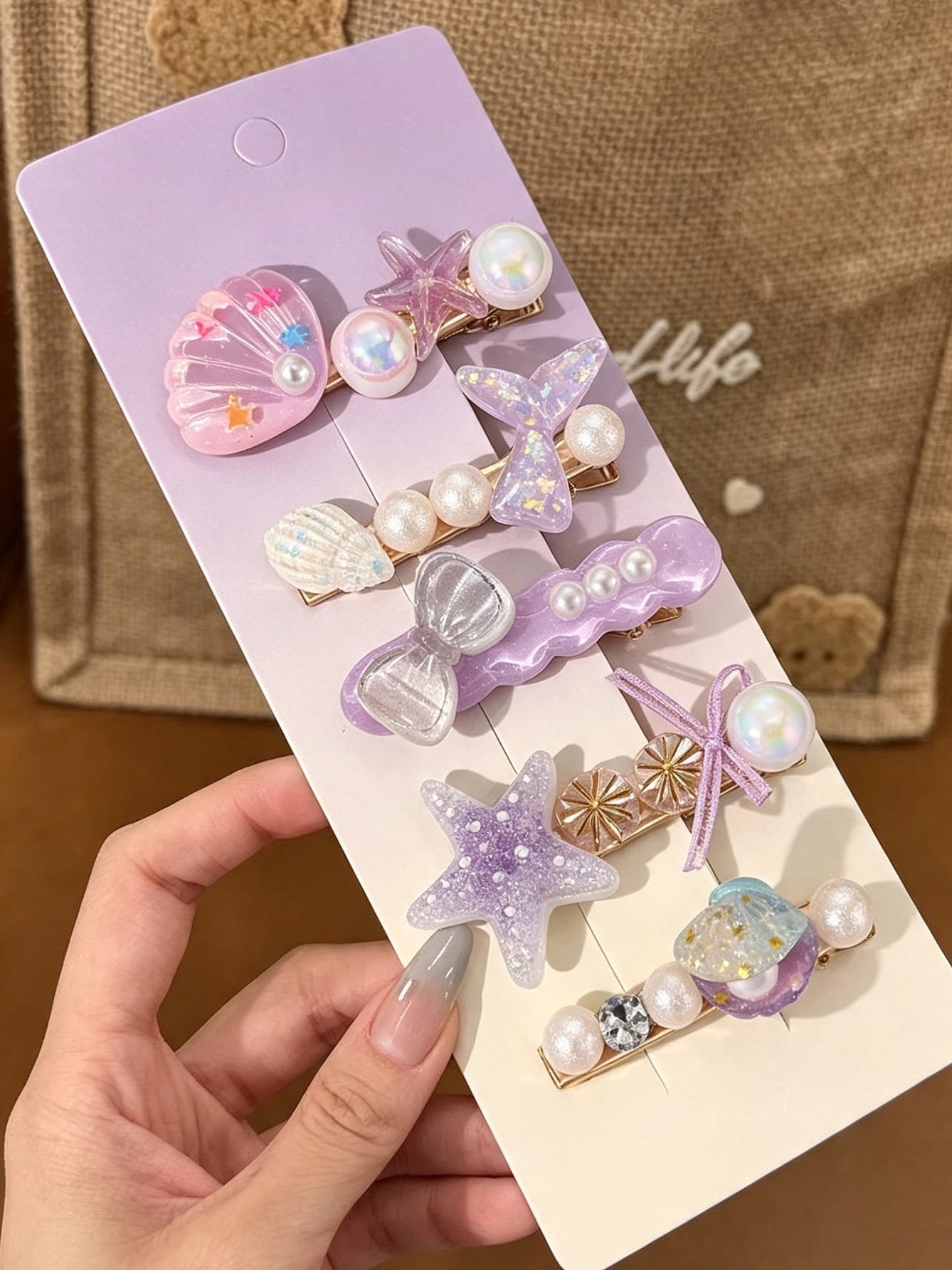 5Pcs Bow Hair Clip
