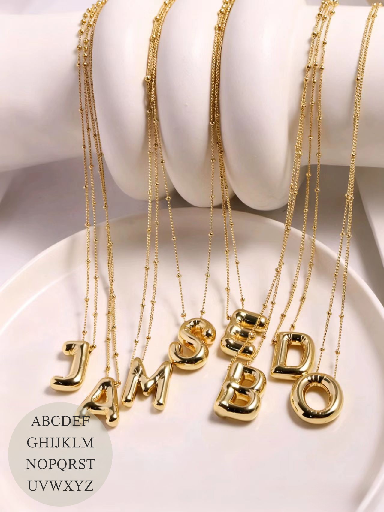 Alphabet Artificial jewellery - Pendant Necklace