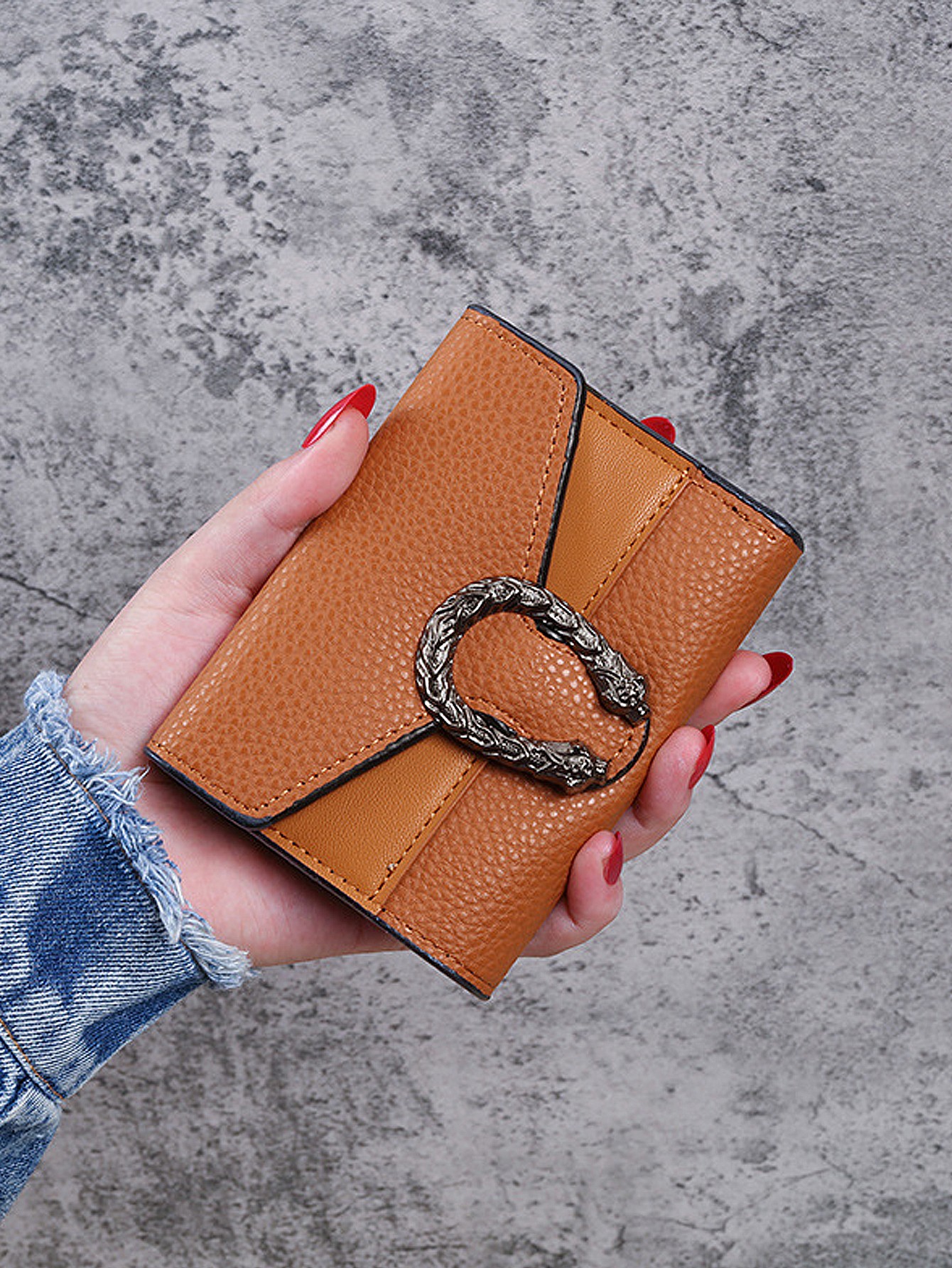 Metal Detail Wallet