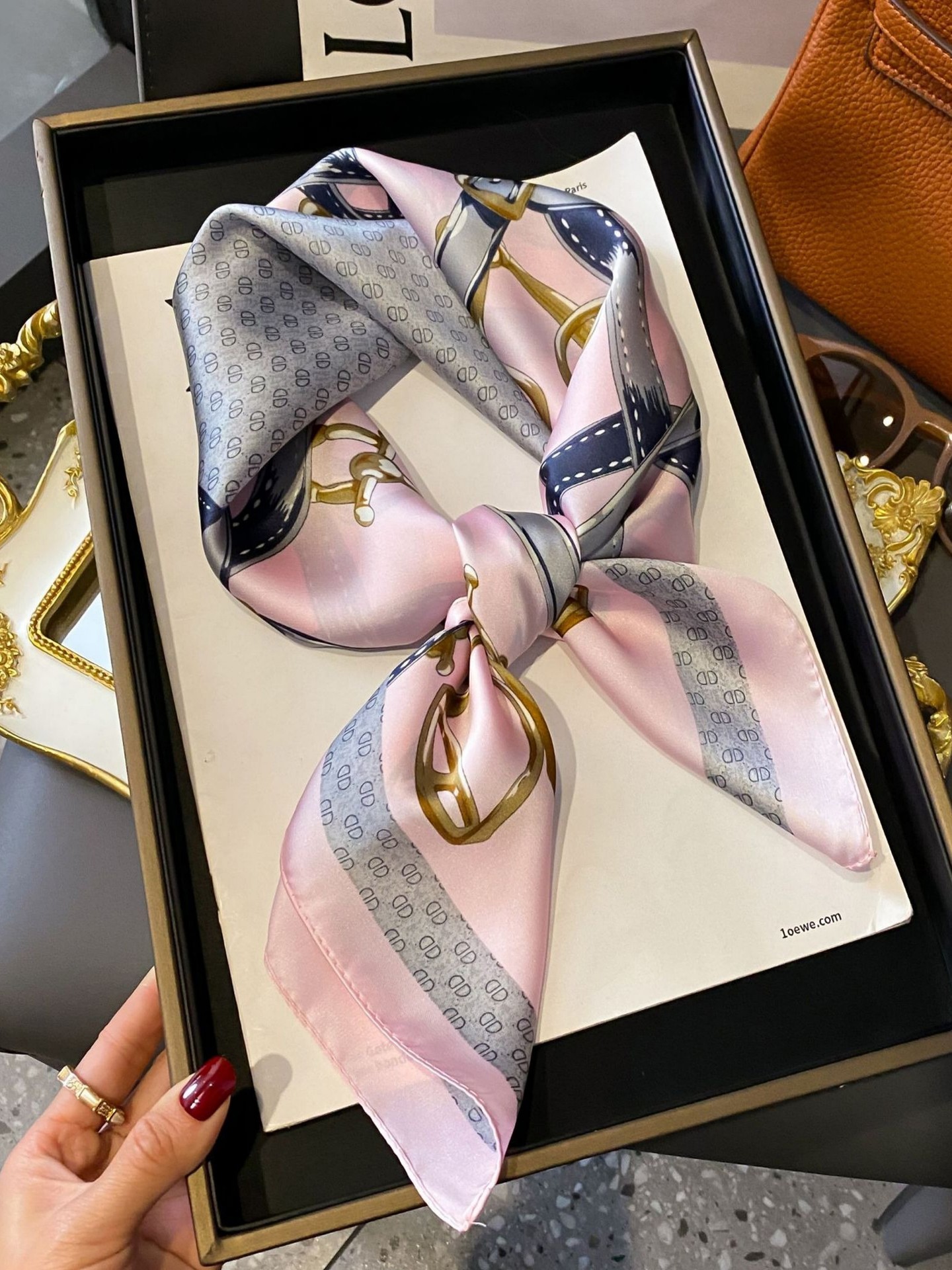 Monogram Scarf