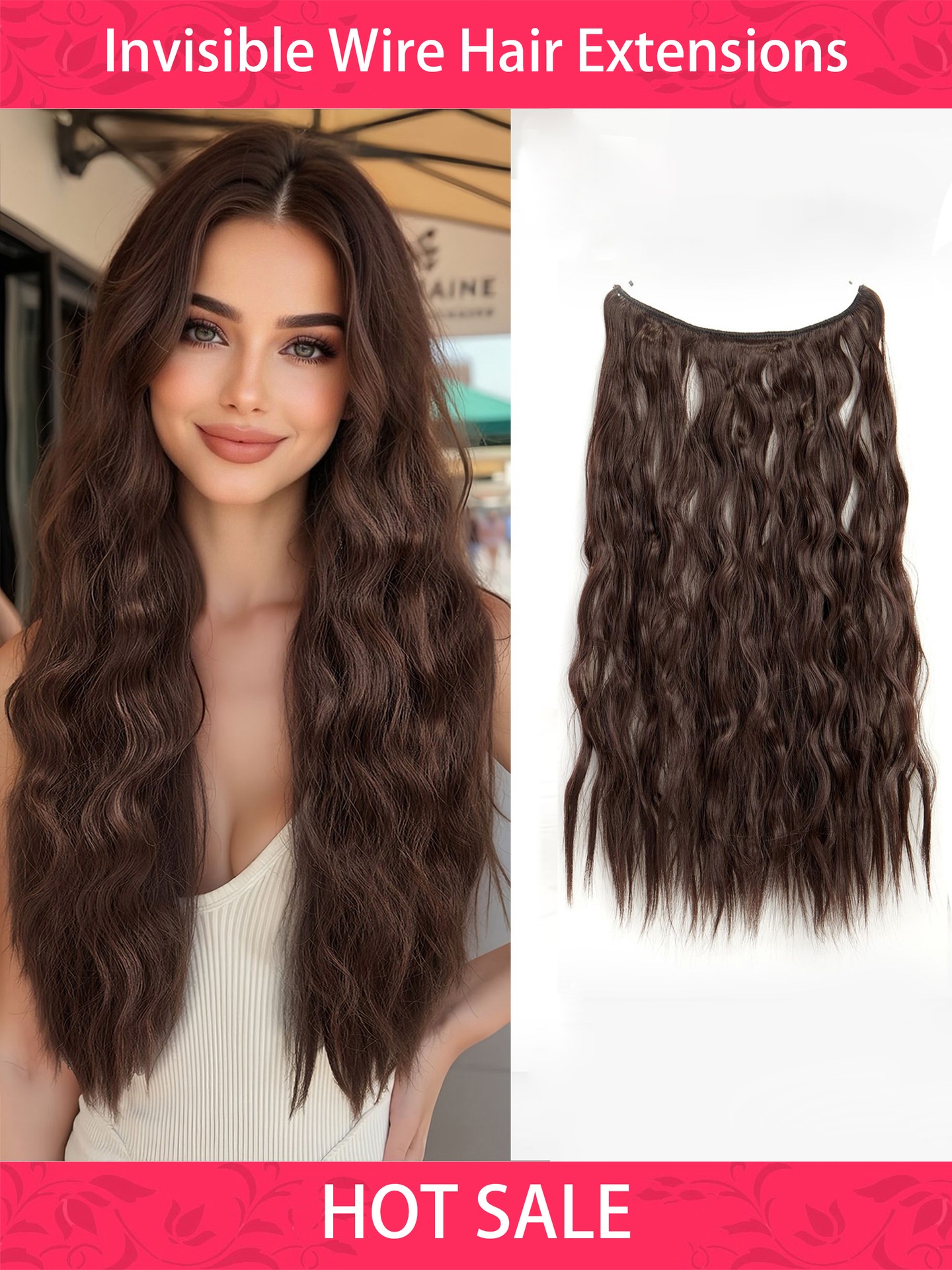 Invisible Wire Hair Extensions