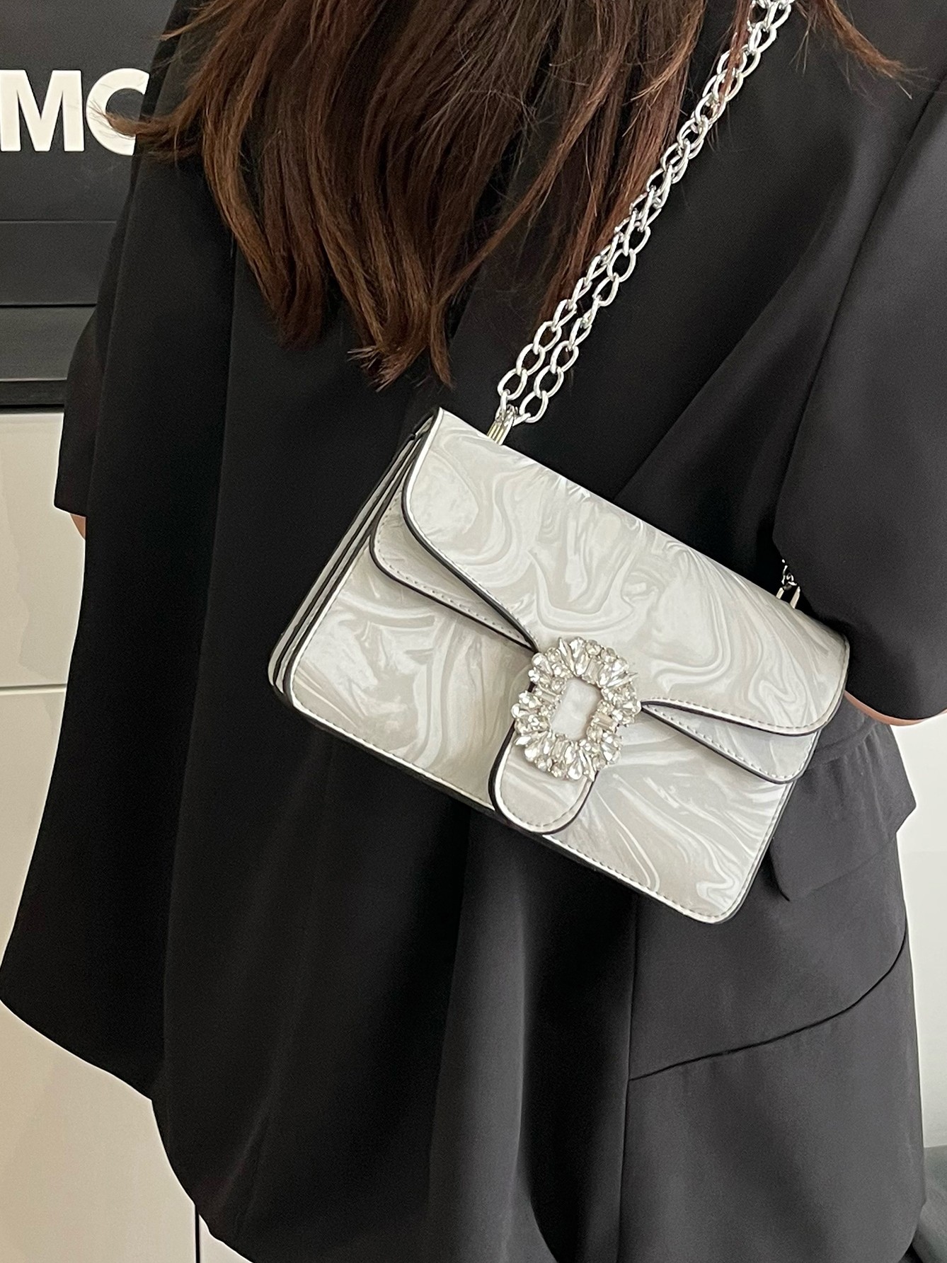 Luxury Rhinestone Shoulder Bag