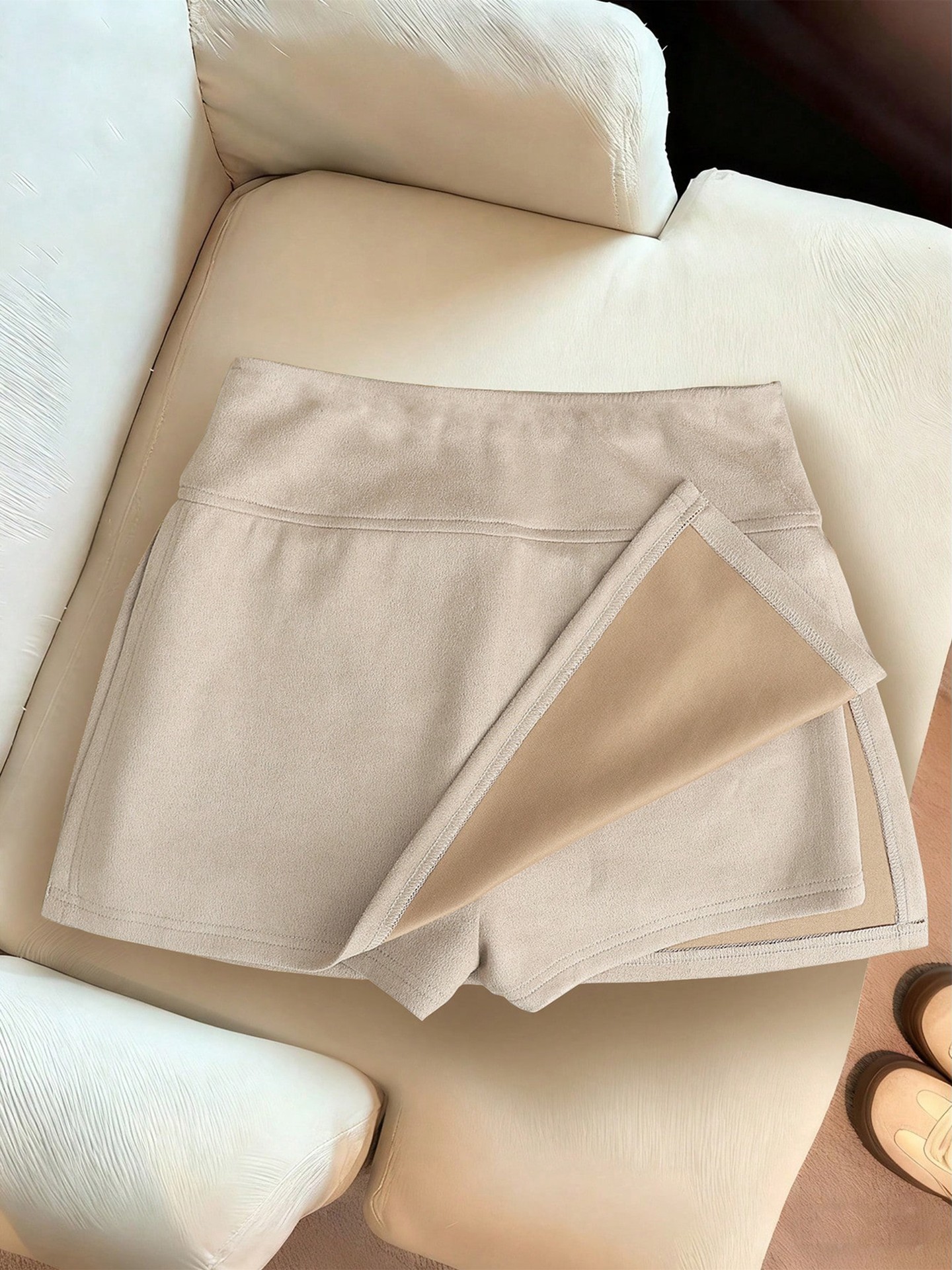 Faux Suede Skirt