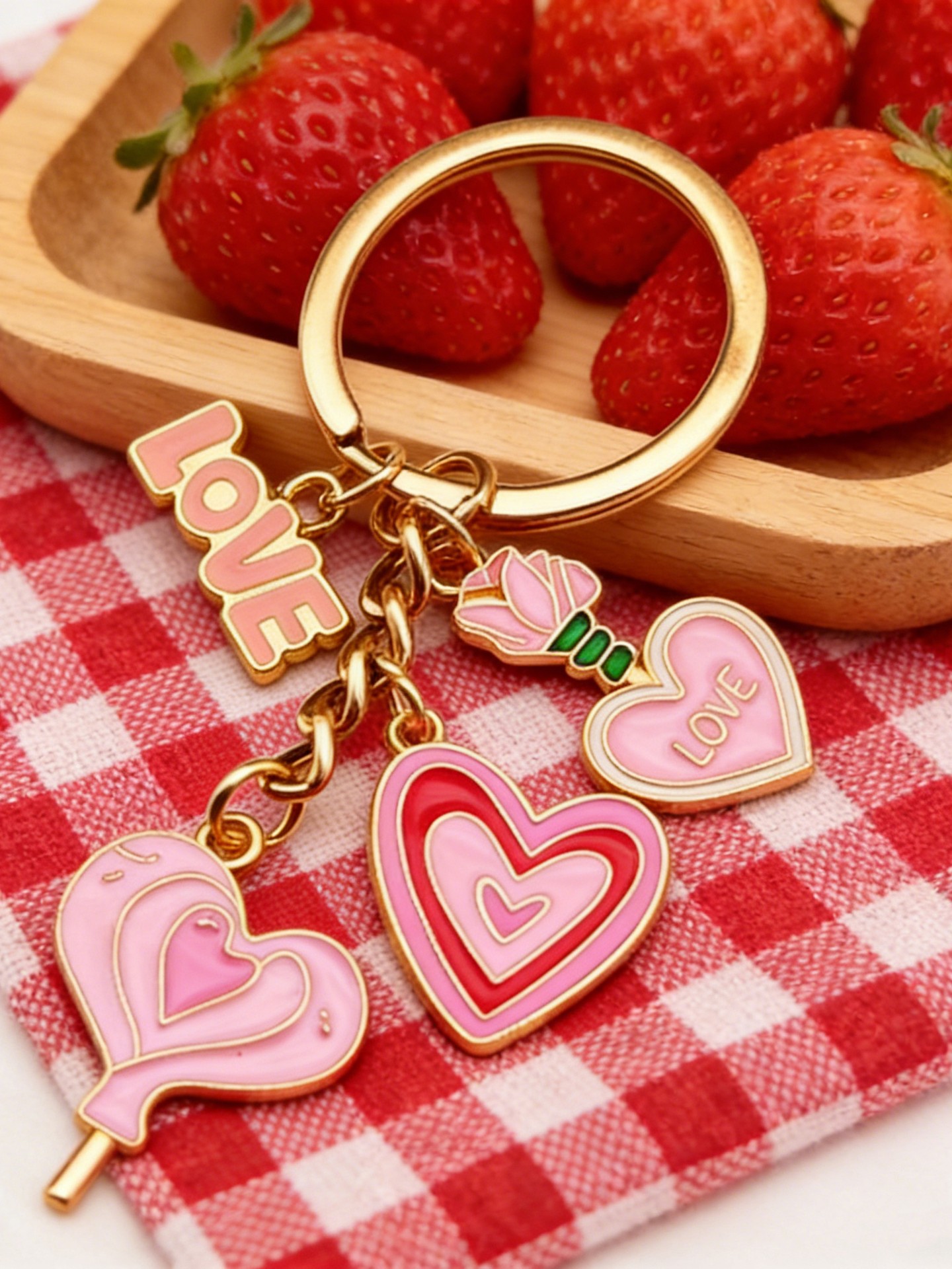 Heart Bag Charm