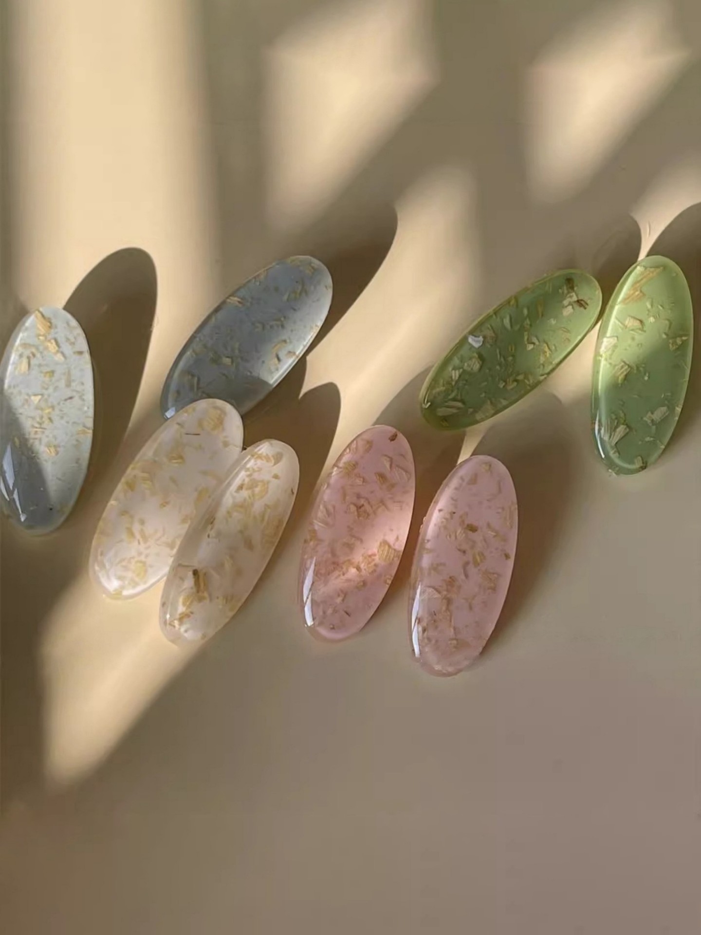 8 Pcs Glitter Hair Clip