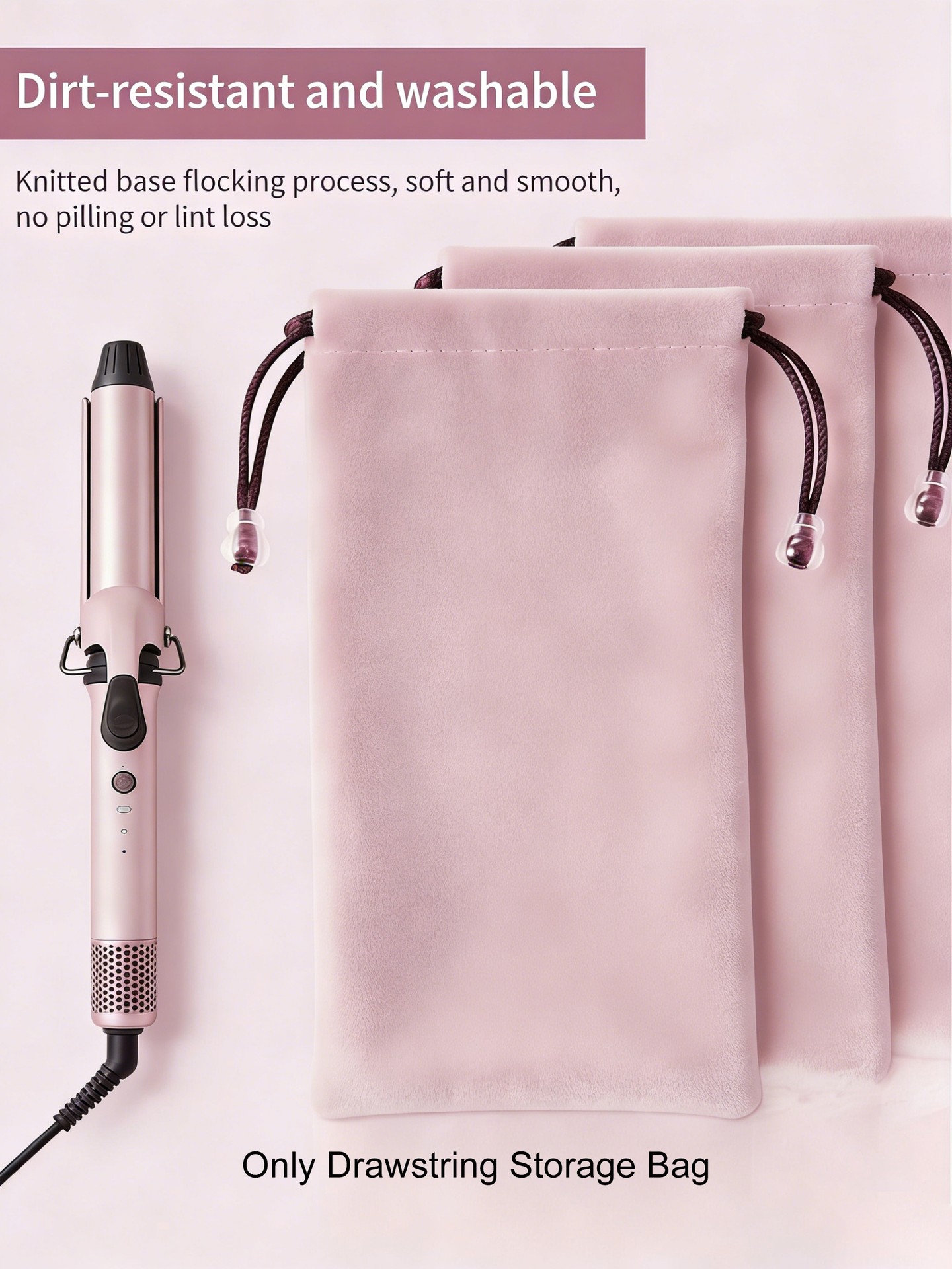 Empty Drawstring Storage Pouch