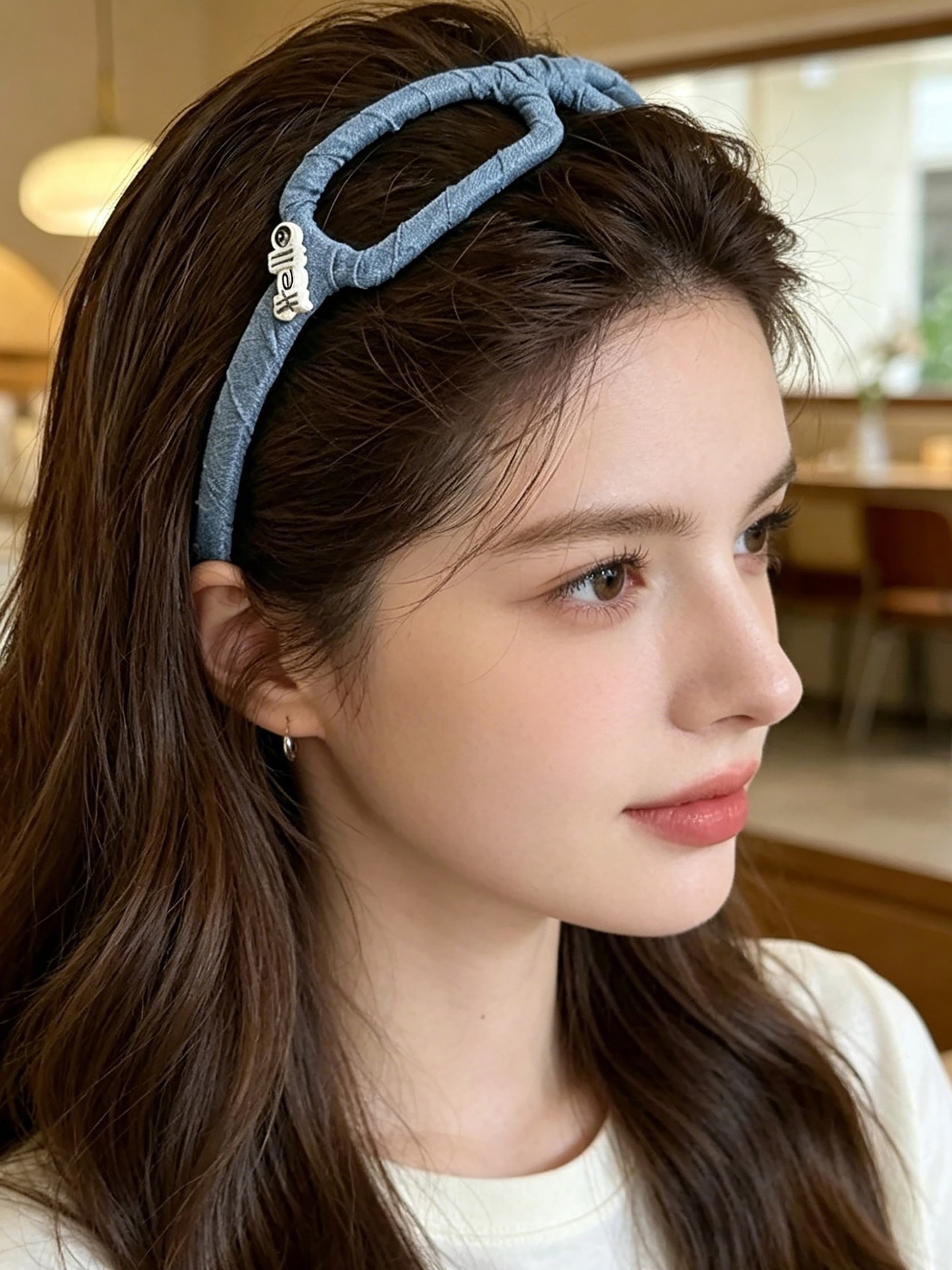 Denim Hair Clip