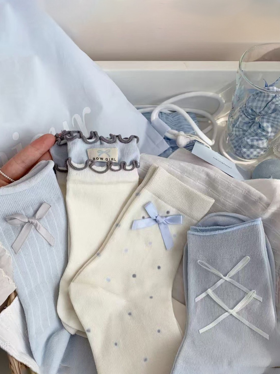 4Pairs Of Bow Sock