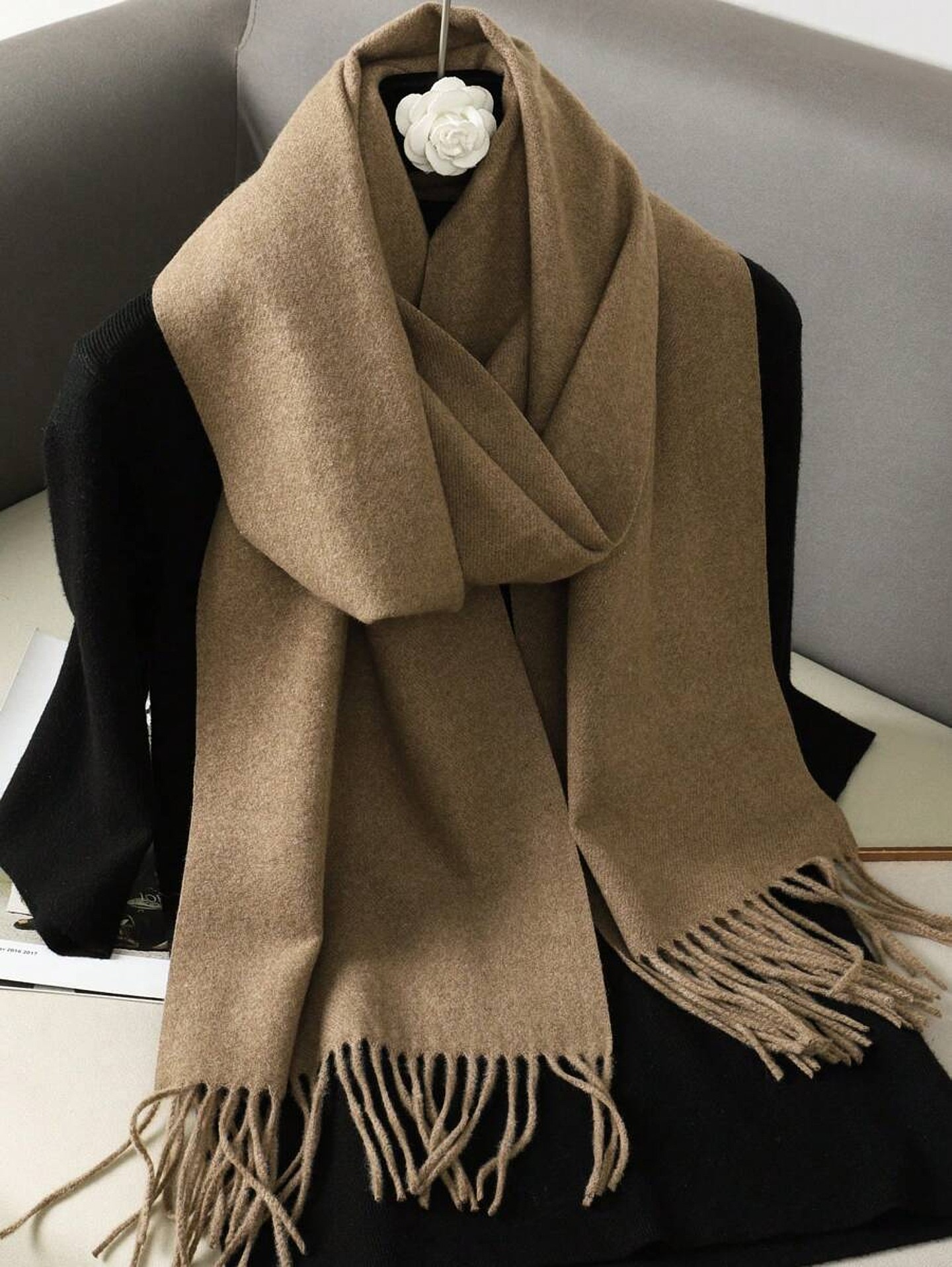 Old Money Fringe Scarf
