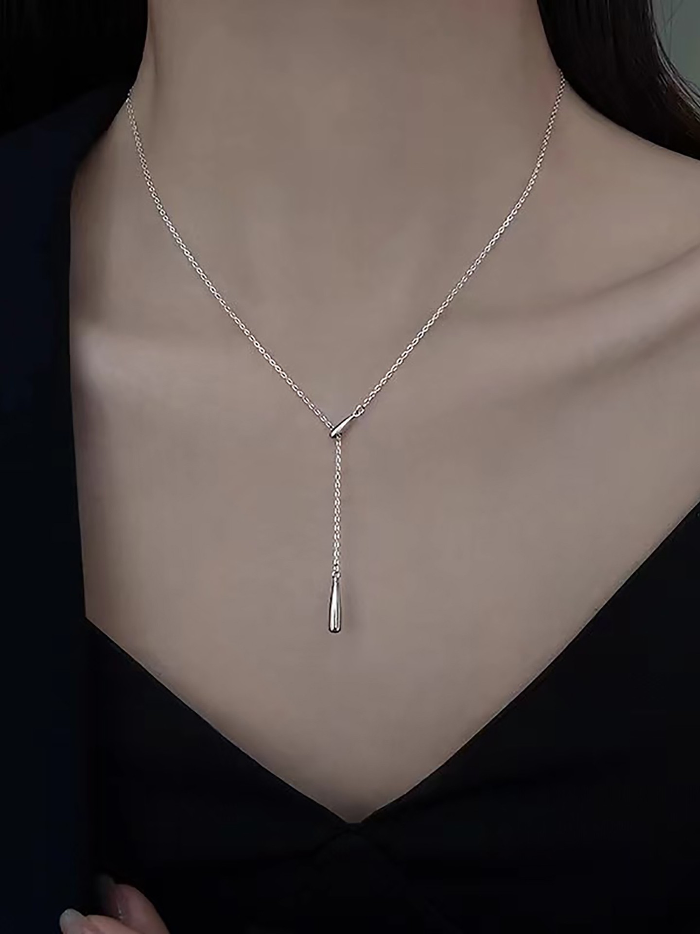 Water Drop Artificial jewellery - Pendant Necklace
