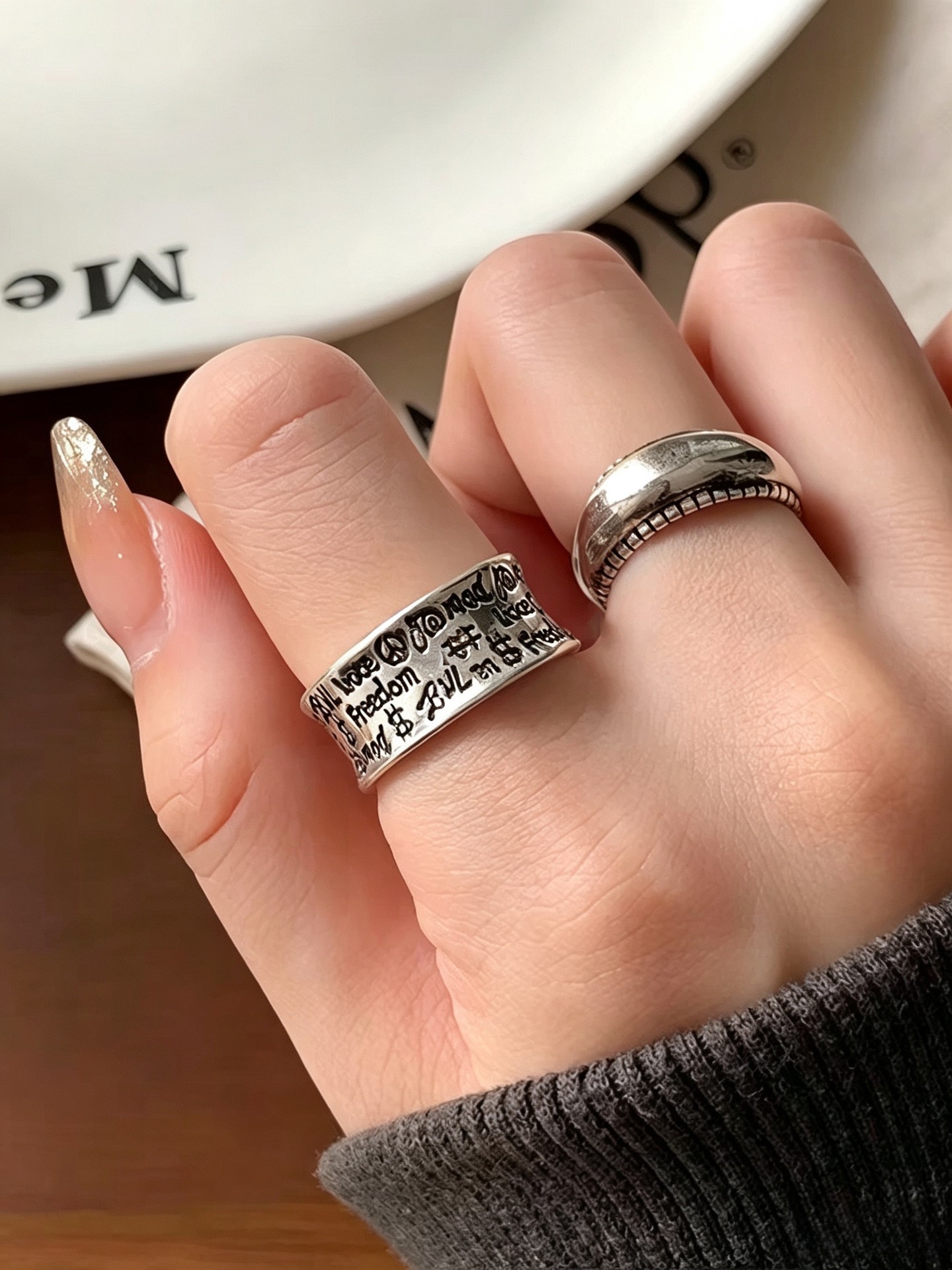 Alphabet Ring Set